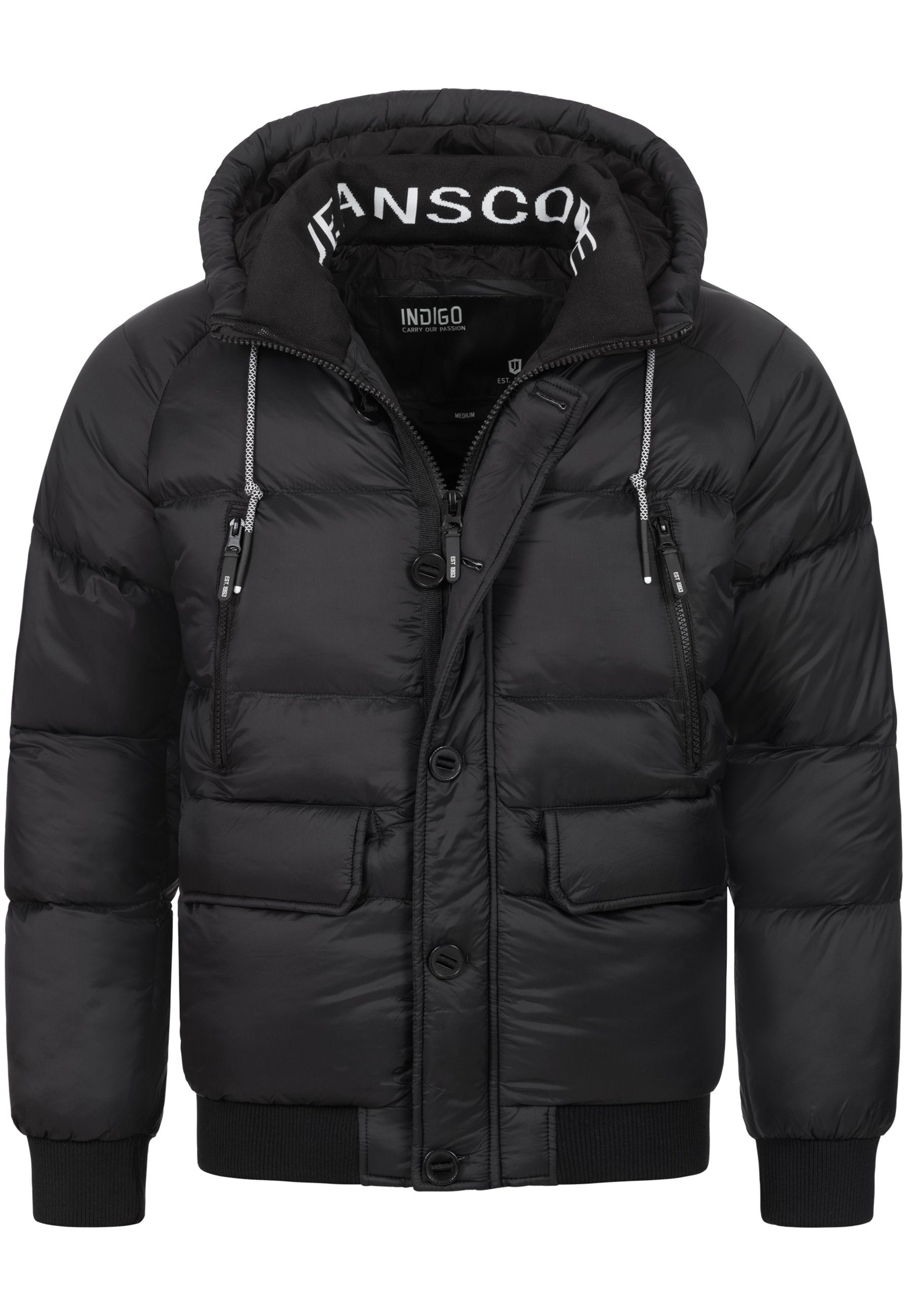 Indicode Steppjacke Herren INPaulix Herrenjacke Daunen-Optik günstig online kaufen