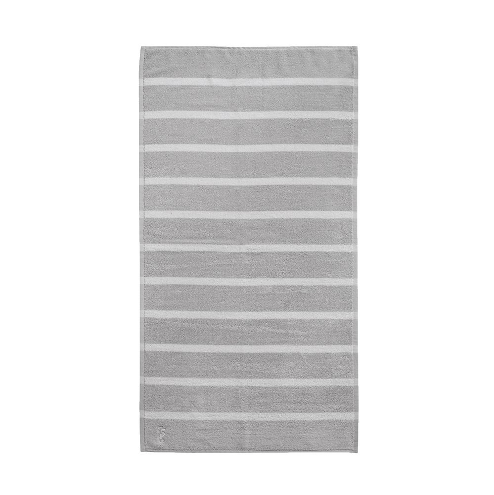 Seahorse Handtücher Seahorse Baumwolle Handtücher Streifen Grau, Baumwolle (1-St)