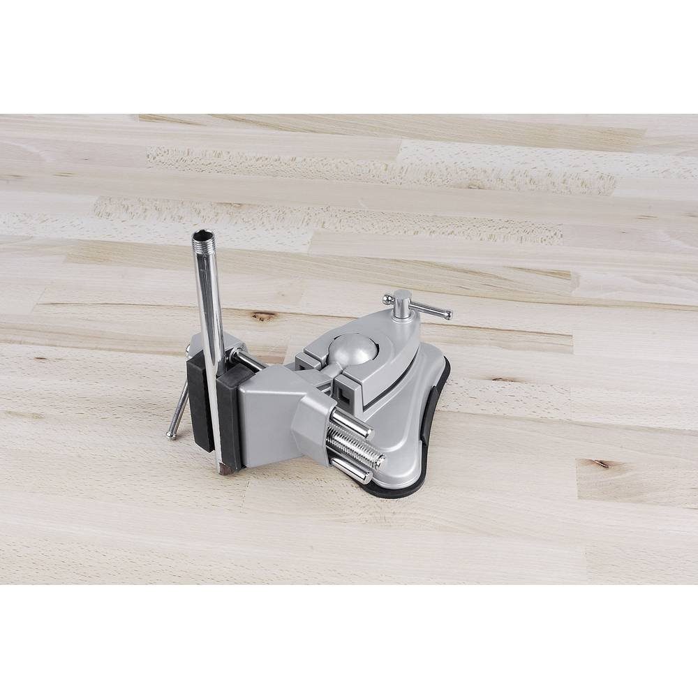 Basetech Schraubstock Feinmechaniker Schraubstock mit Vakkuum Standfuß 1553063 – Bild 4 von 5