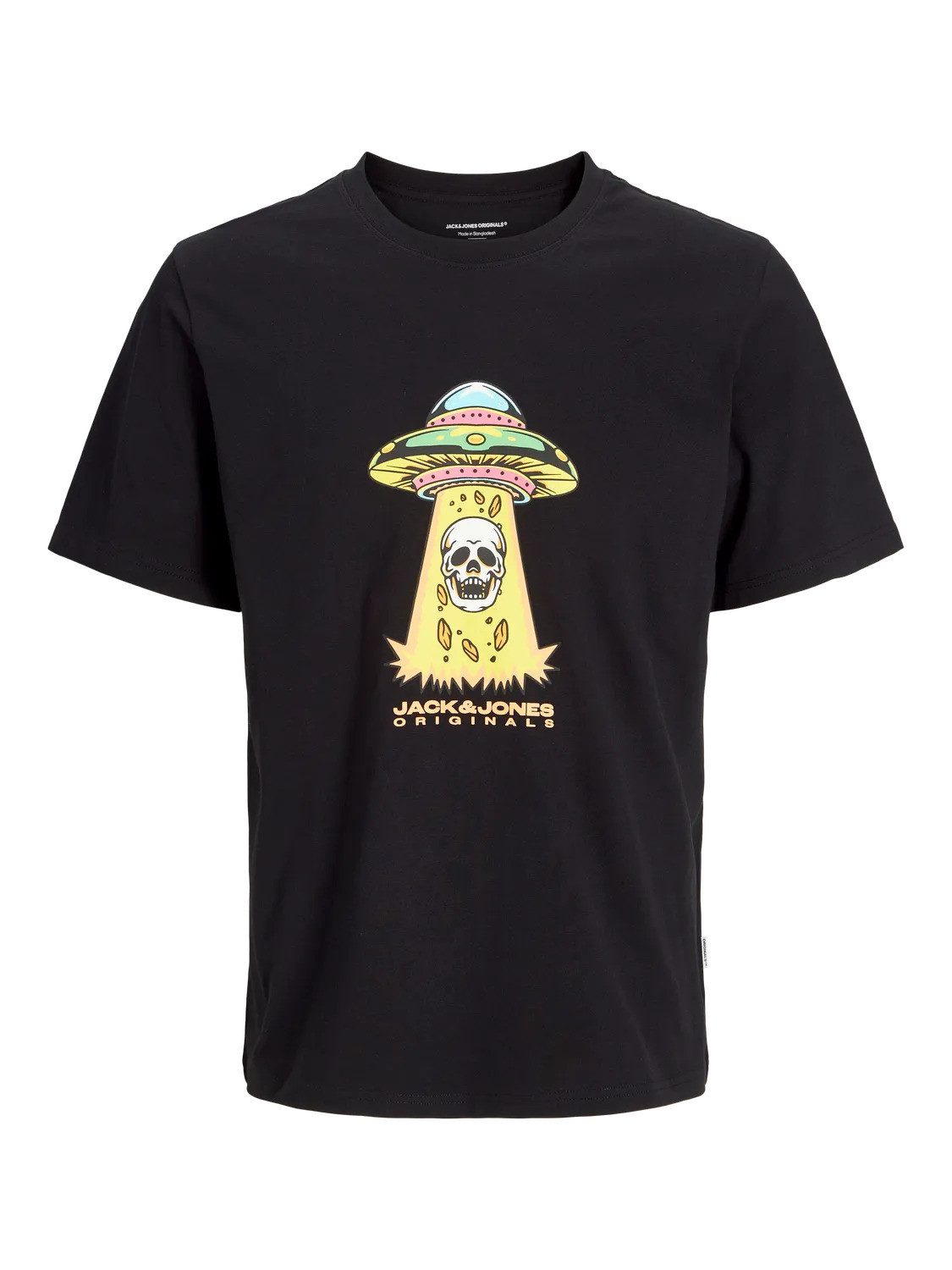 Jack & Jones Print-Shirt XXL T-Shirt Totenkopf von Jack & Jones, schwarz günstig online kaufen