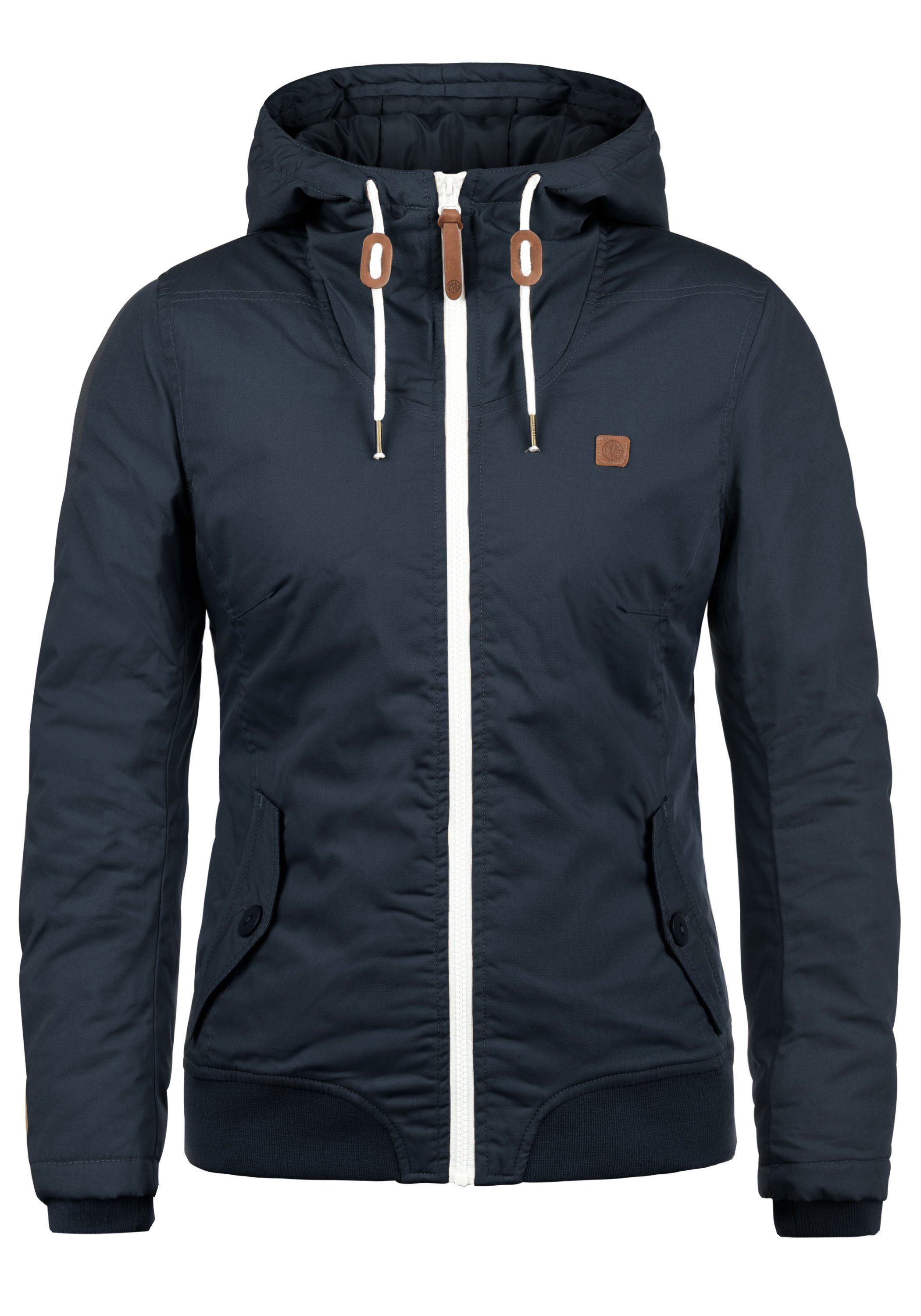 DESIRES Kurzjacke Tilla Übergangsjacke mit kontrastfarbenem Reißverschluss