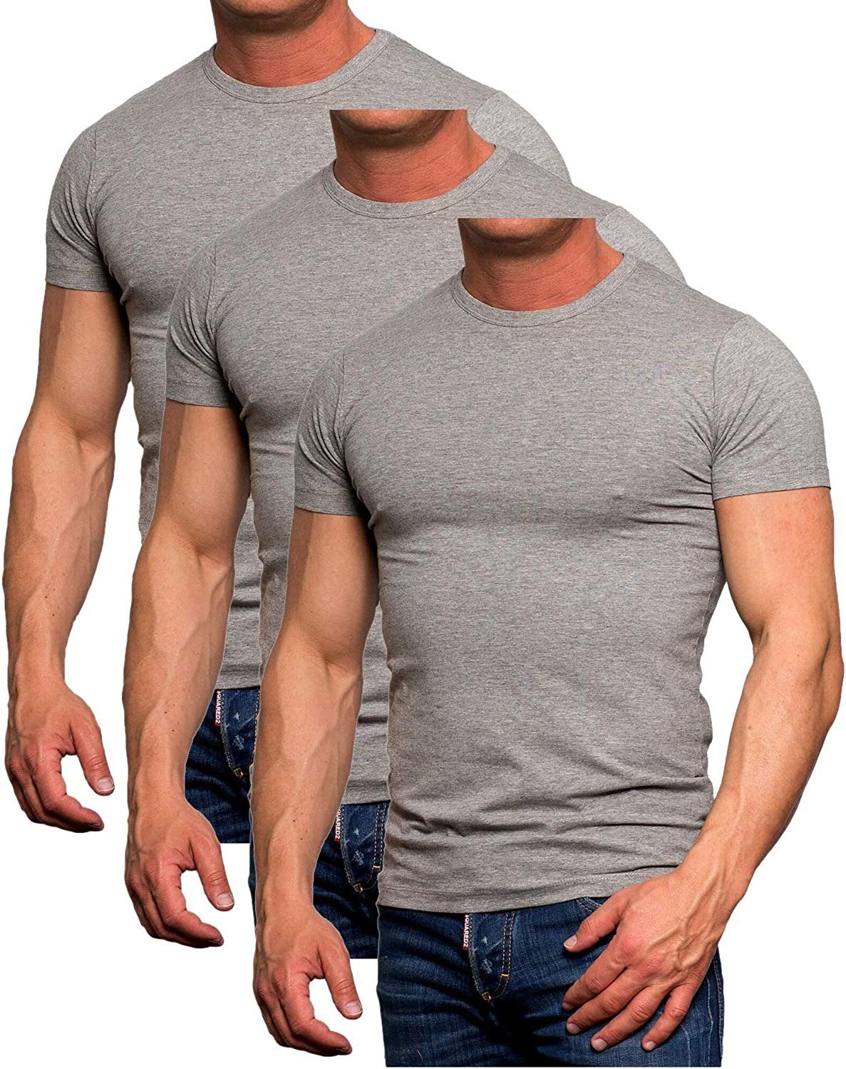 Jack & Jones T-Shirt (3er-Pack) Basic mit Rundhalsausschnitt günstig online kaufen