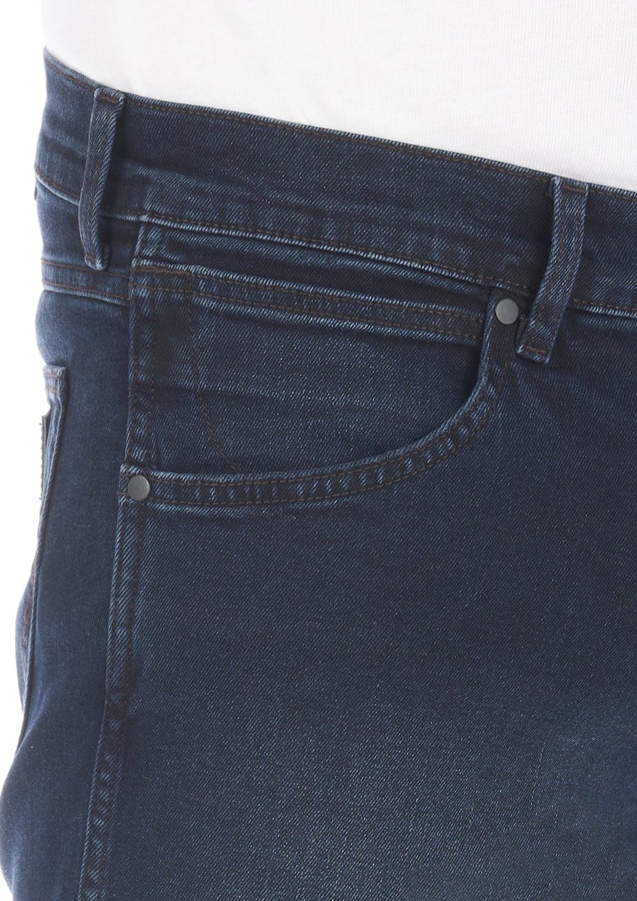 Straight-Jeans Herren Stretch Denim Jeanshose (WSS3LR90B) Greensboro mit Blue Smoke Fit Hose Wrangler Regular