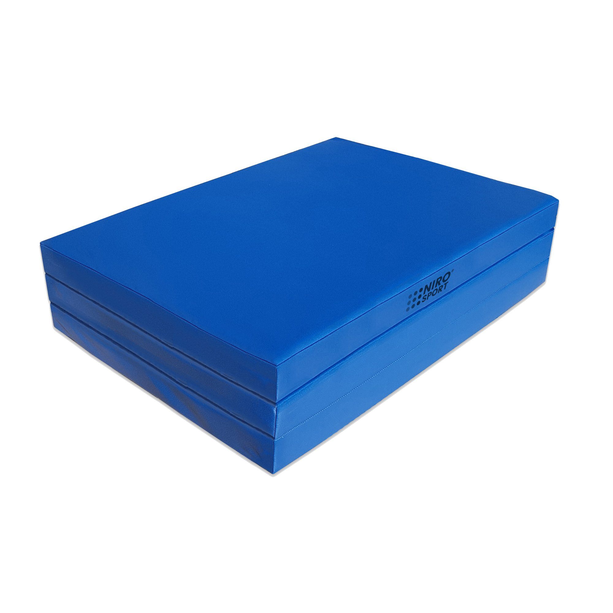 Klappmatte NiroSport cm abwaschbar, robust x blau x 70 (1er-Pack), 180 Gymnastikmatte Turnmatte 8 Turnmatte Fitness
