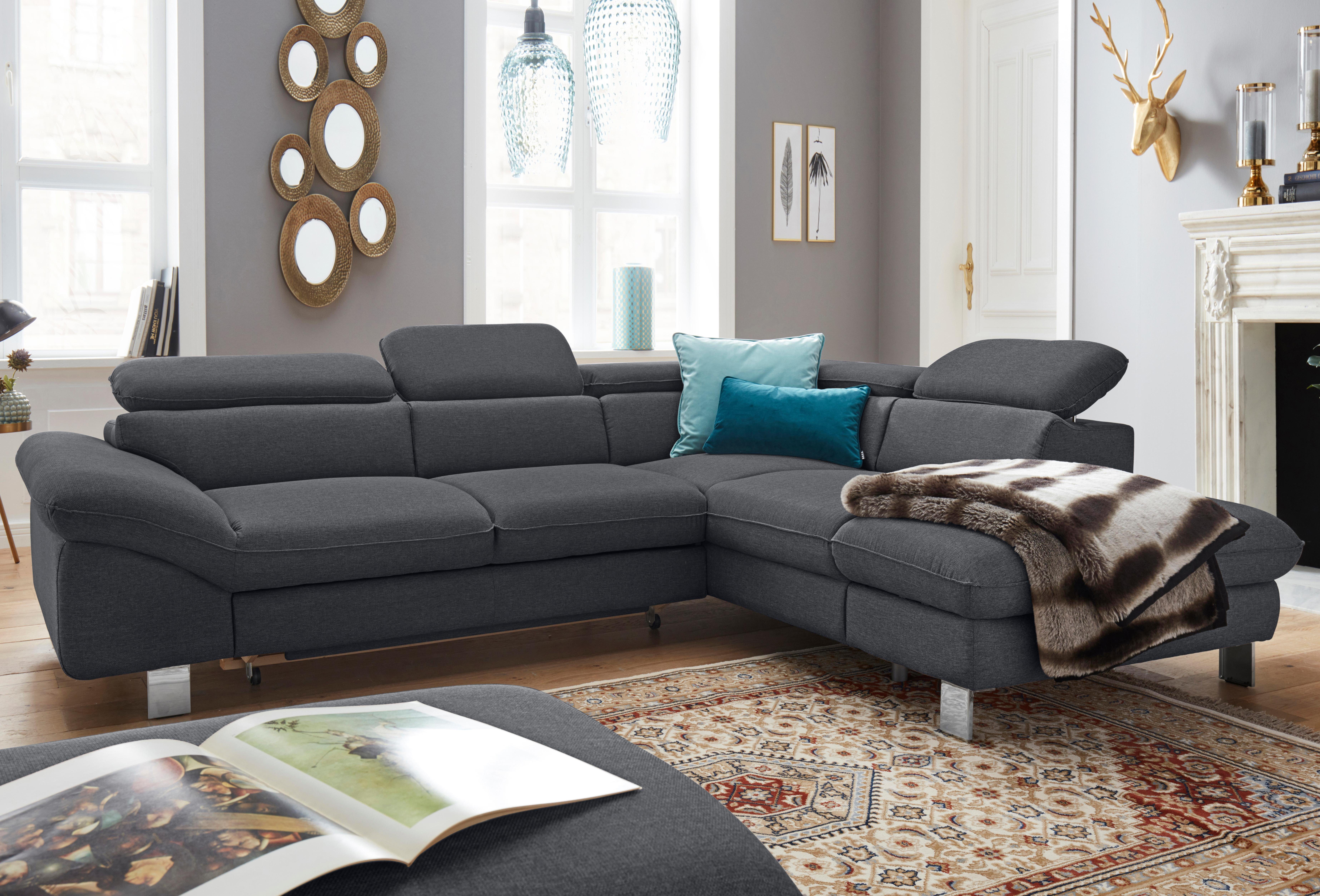 COTTA Ecksofa Driver L-Form, mit Kopfteilverstellung, günstig online kaufen
