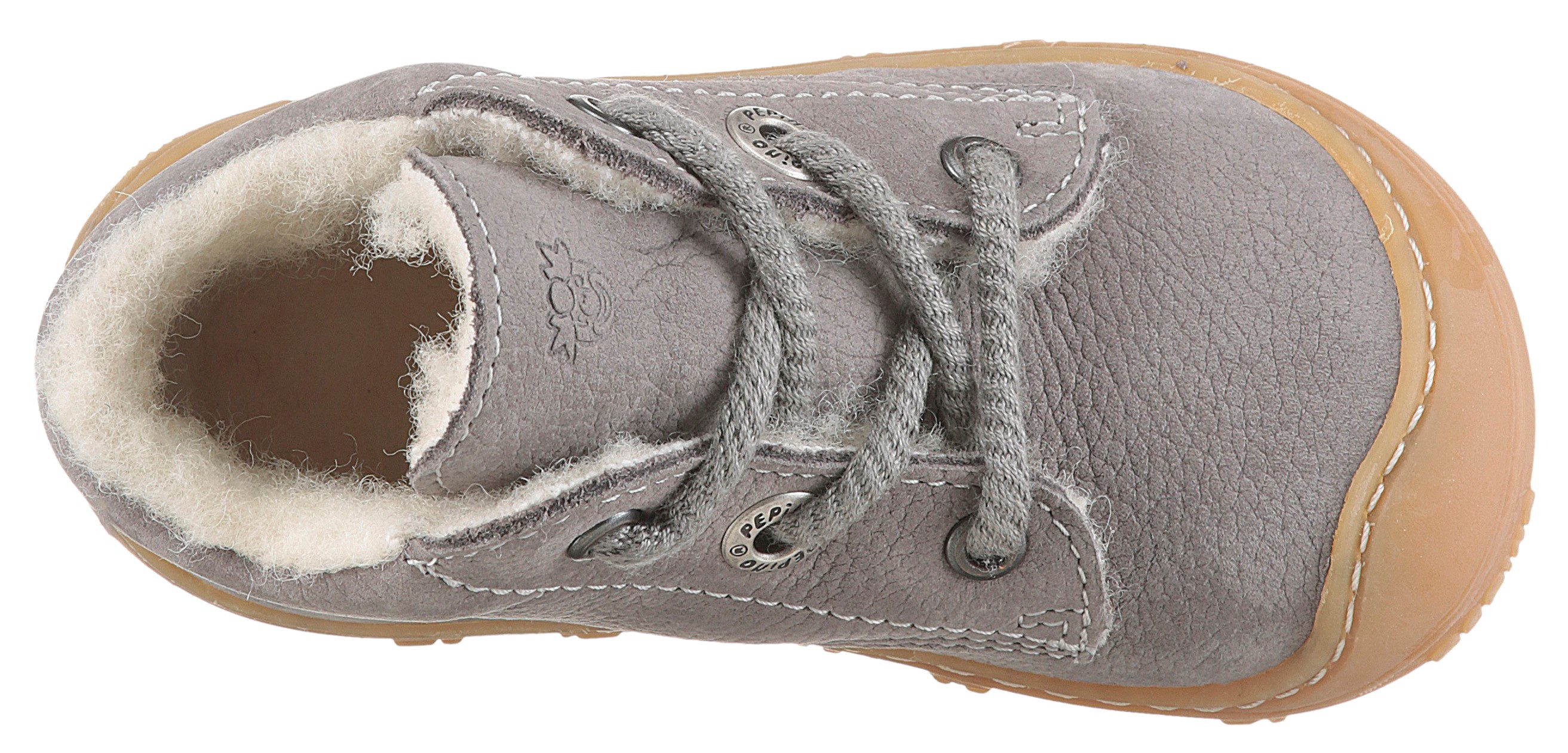 PEPINO by RICOSTA CORY, WMS: weit Lauflernschuh Babyschuh, Winterstiefel mit Warmfutter, Größenschablone zum Download
