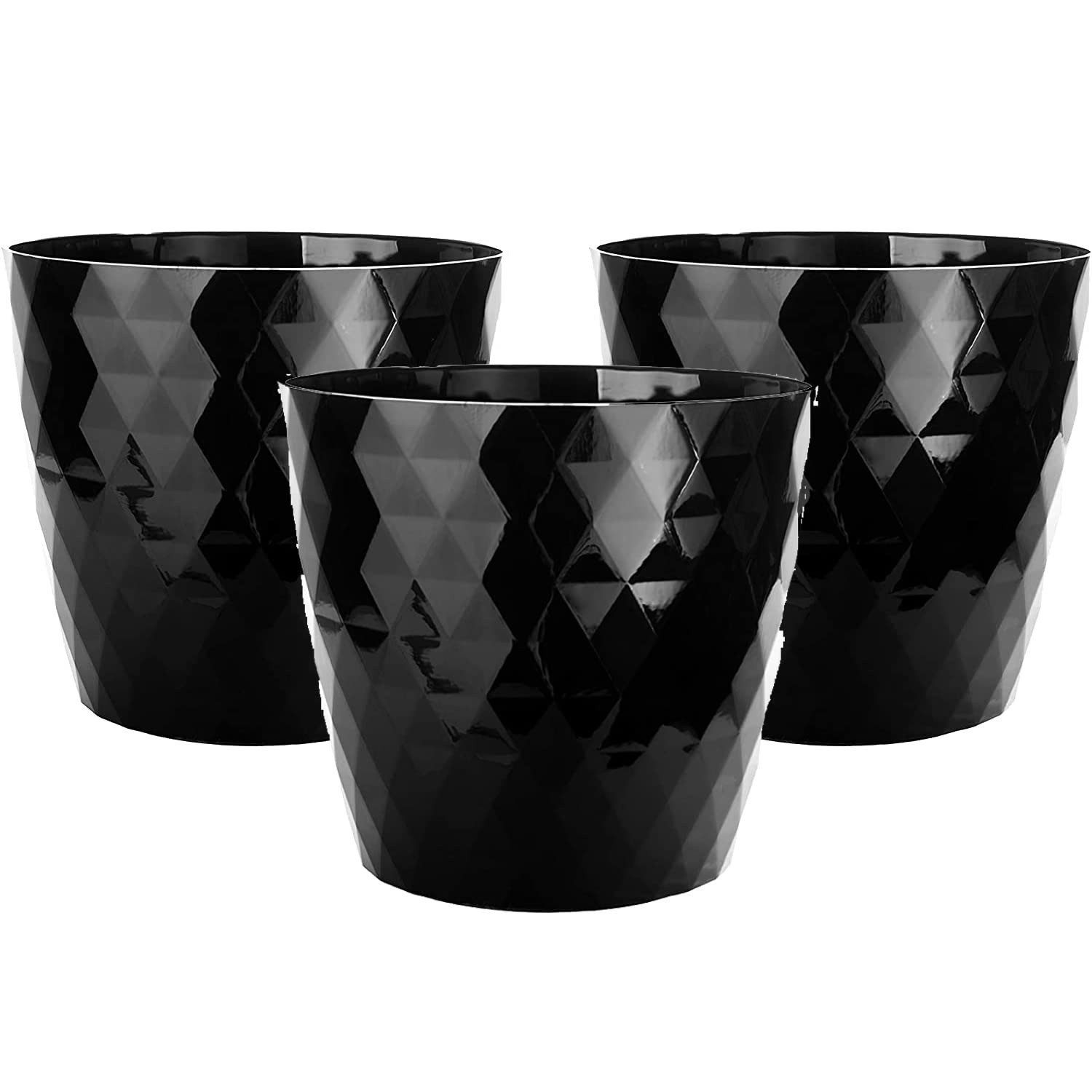 Centi Pflanzkübel Moderner Blumentopf schwarz mit günstig online kaufen