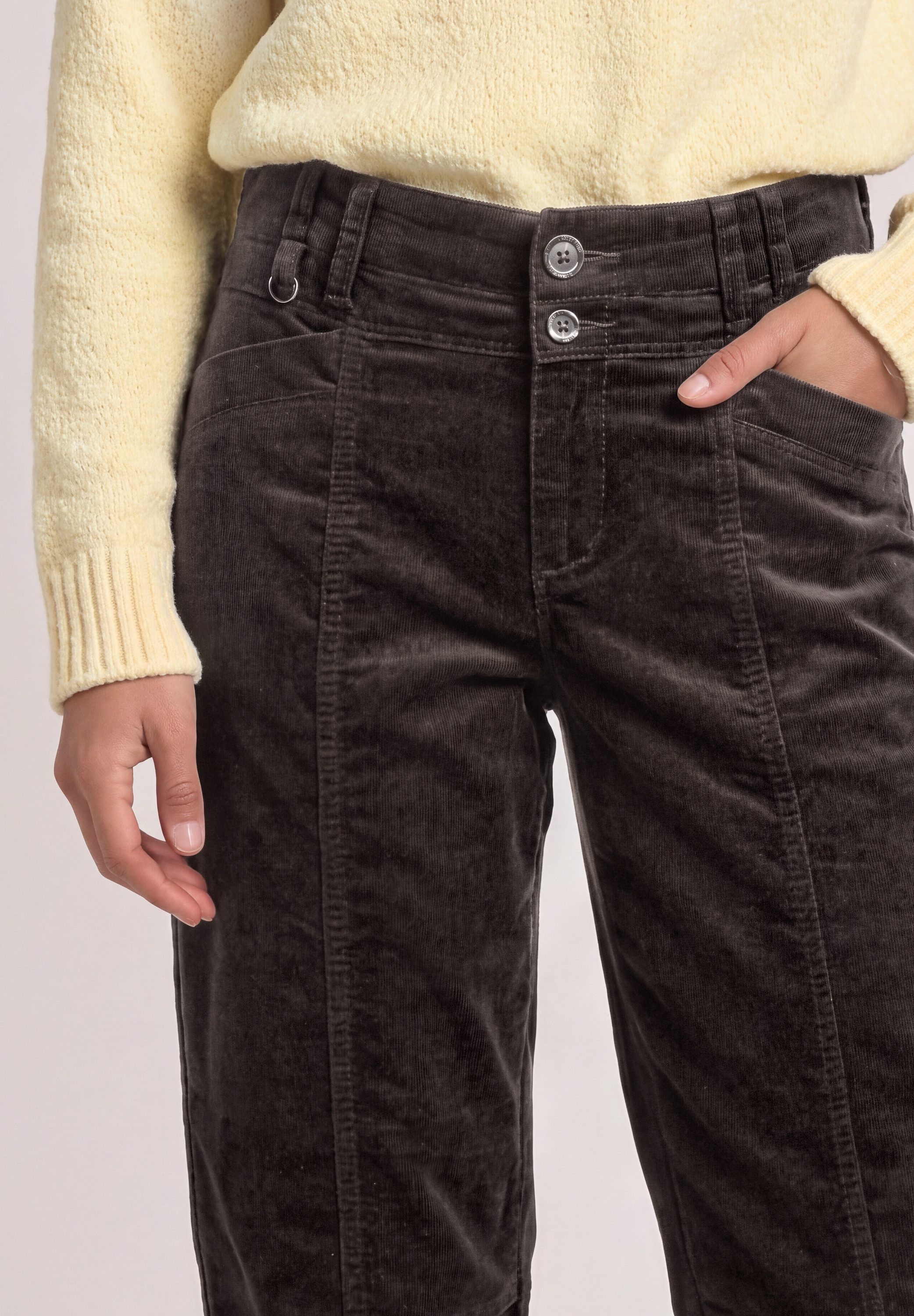 STREET ONE Cordhose mit Elastikbund