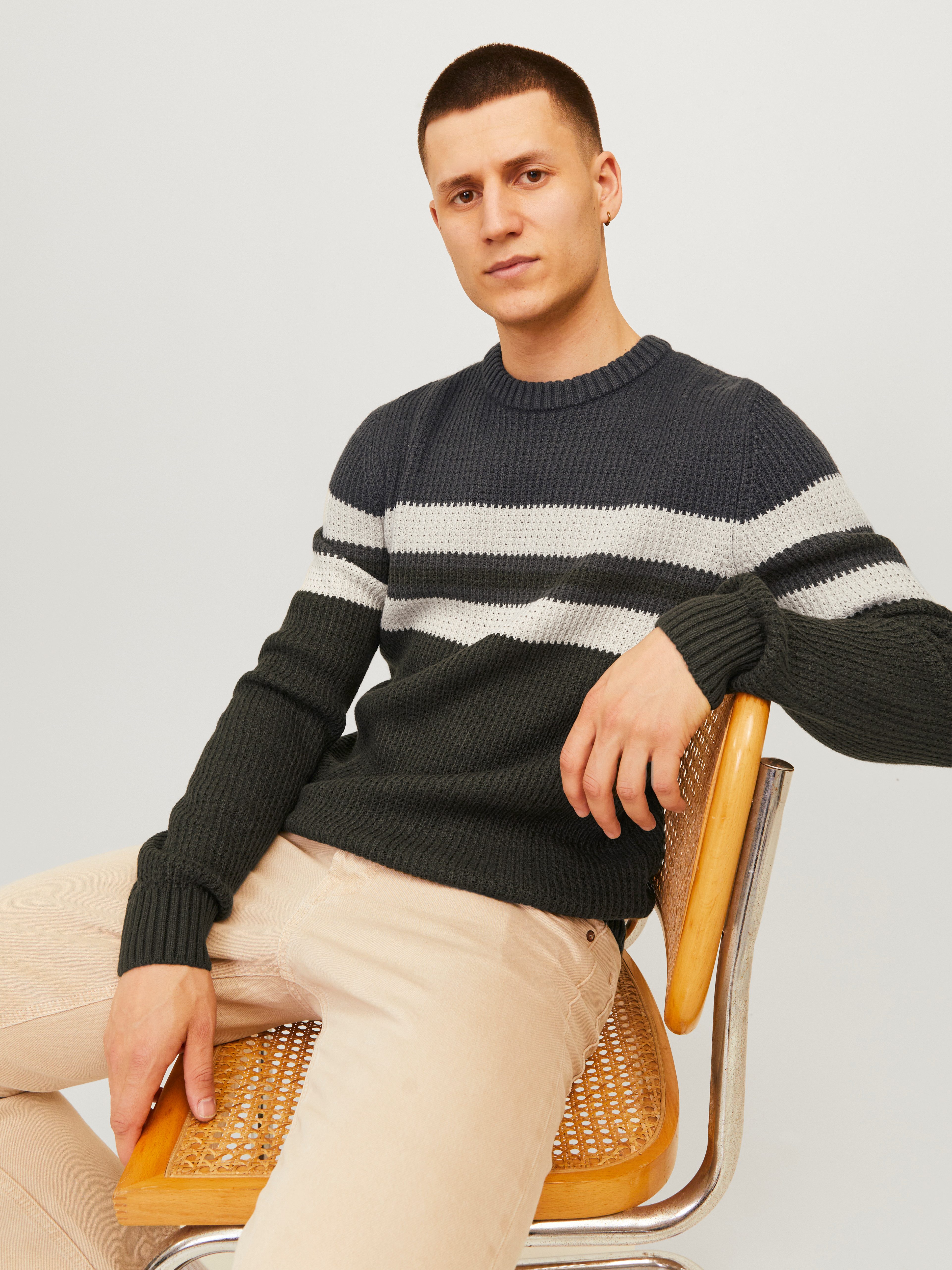 Jack & Jones Rundhalspullover JJSANDER KNIT günstig online kaufen