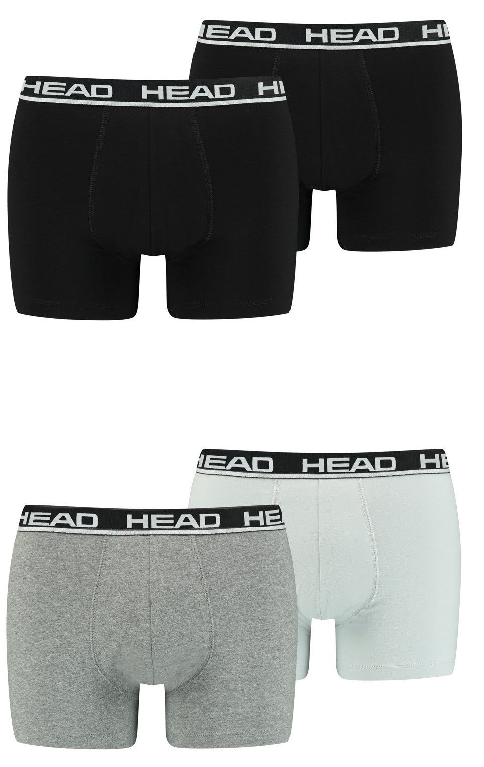 Head Boxershorts Head Herren Boxershorts Unterwäsche im 4er Pack (4-St., 4e günstig online kaufen
