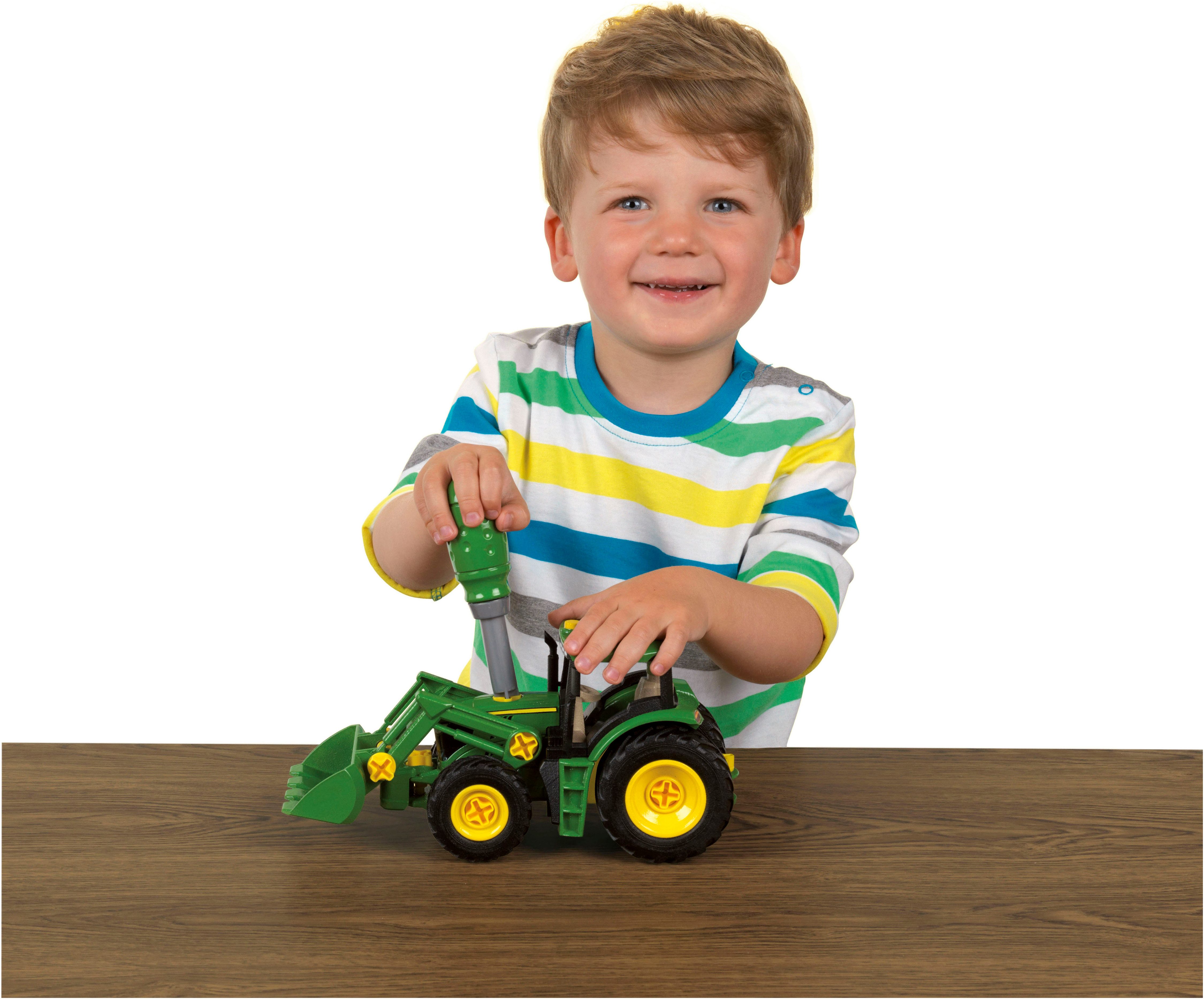 Klein Spielzeug-Traktor John Deere, mit Frontlader günstig online kaufen