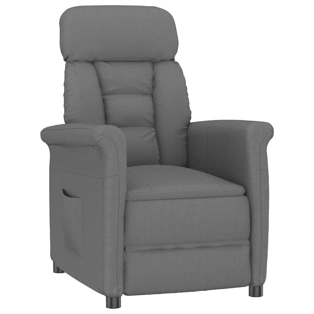 vidaXL Sessel Sessel Dunkelgrau 96,5 x 70,5 x 95 cm Mikrofaser (1-St) günstig online kaufen