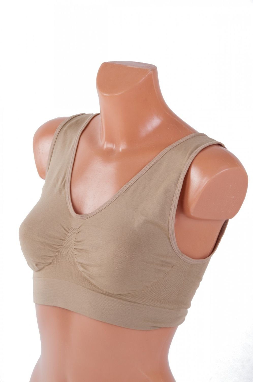 Bügelloser BH Figur Body Traum-BH Büstenhalter Damen figurformende Unterwäsche Größe