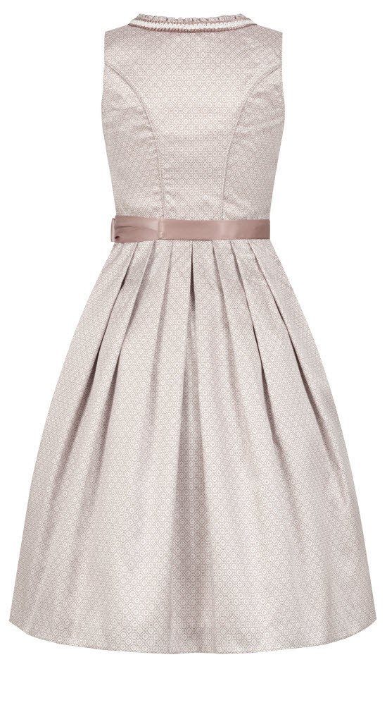Nübler Trachtenkleid Dirndl Midi Tessa in Taupe von Nübler