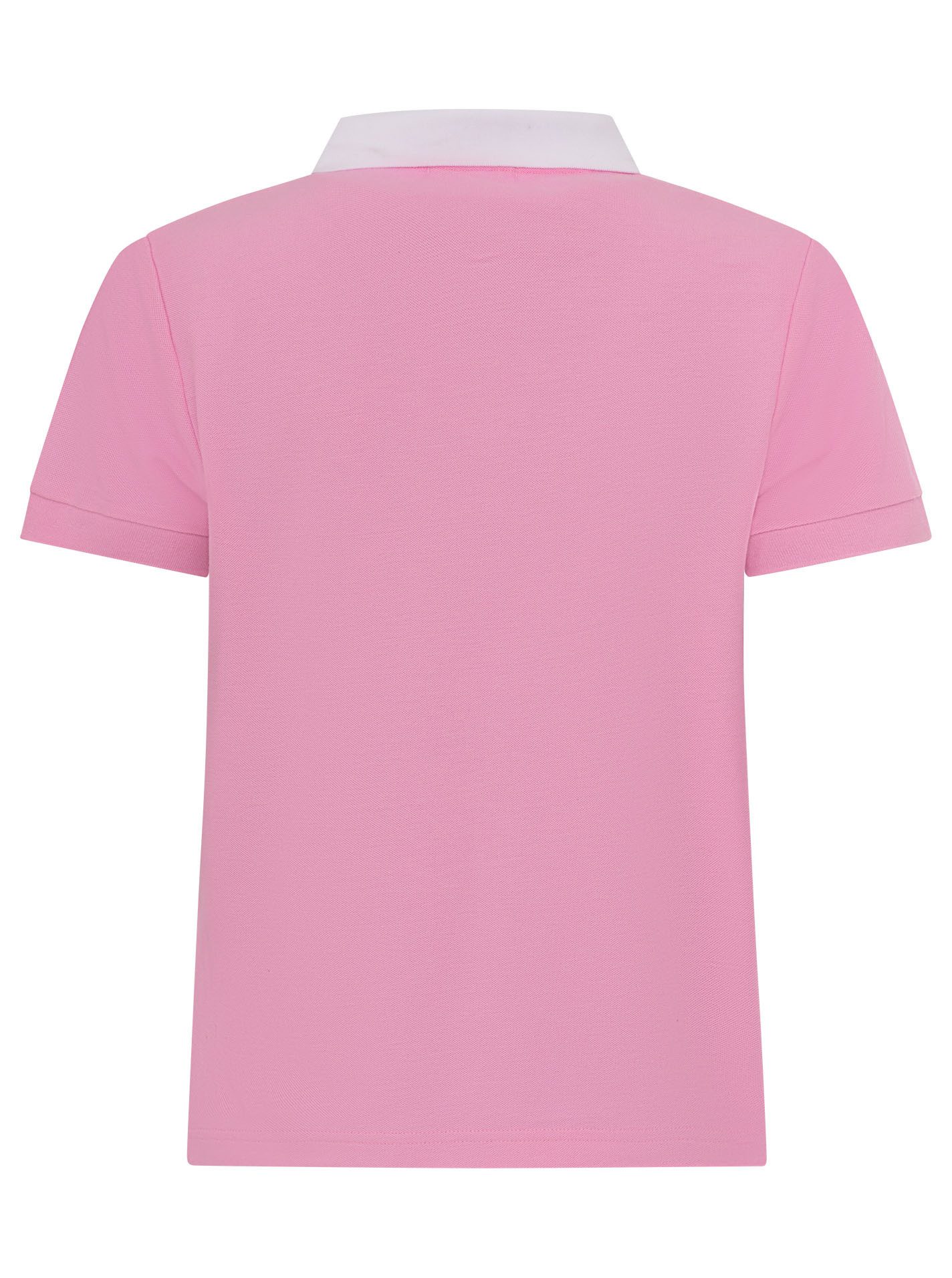 Zwillingsherz Poloshirt Maritim kontrastierende Polokragen mit Knopfleiste, Brustlogo mit Anker – Bild 5 von 5