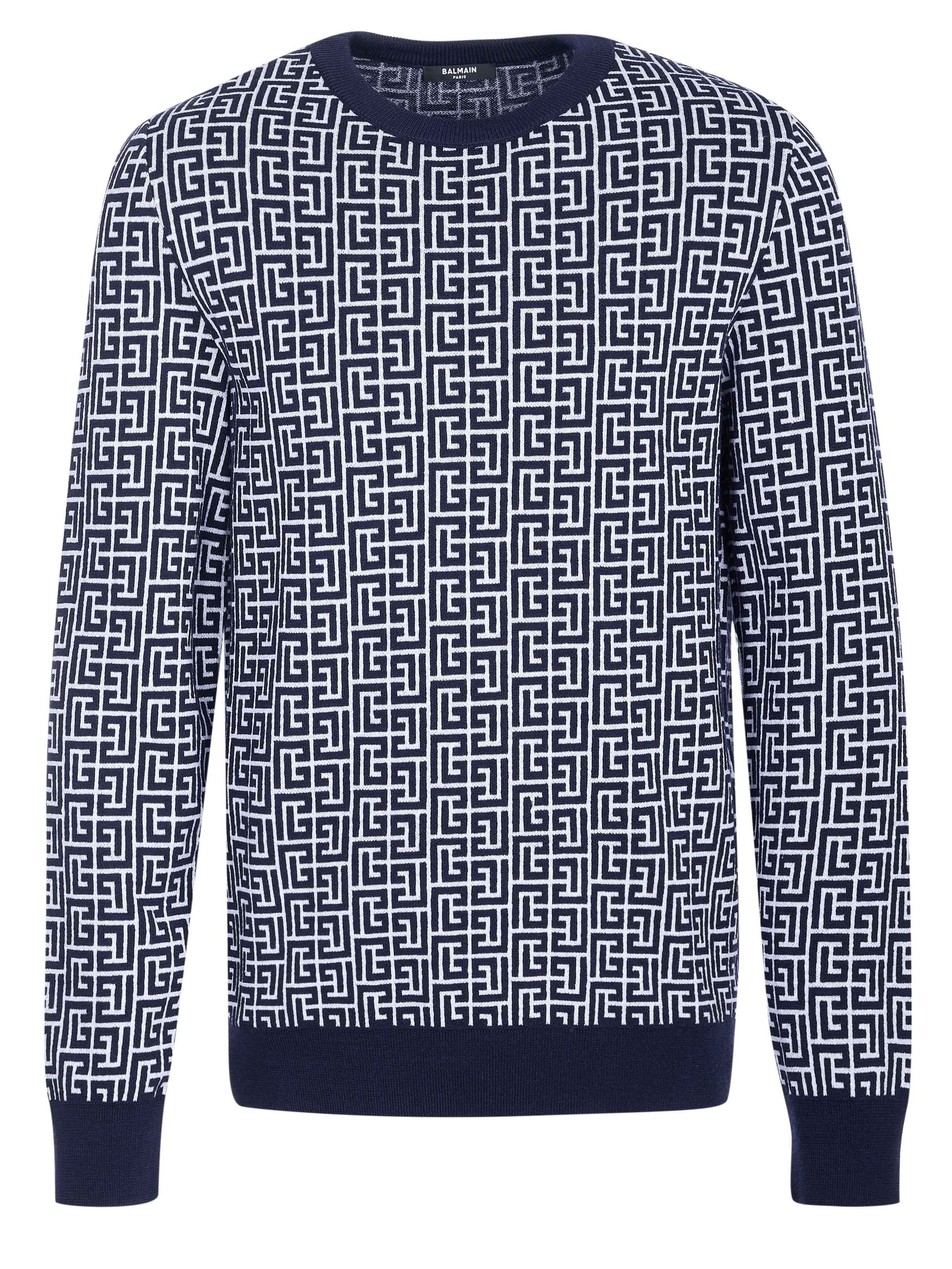 Balmain Strickpullover Balmain Pullover navy