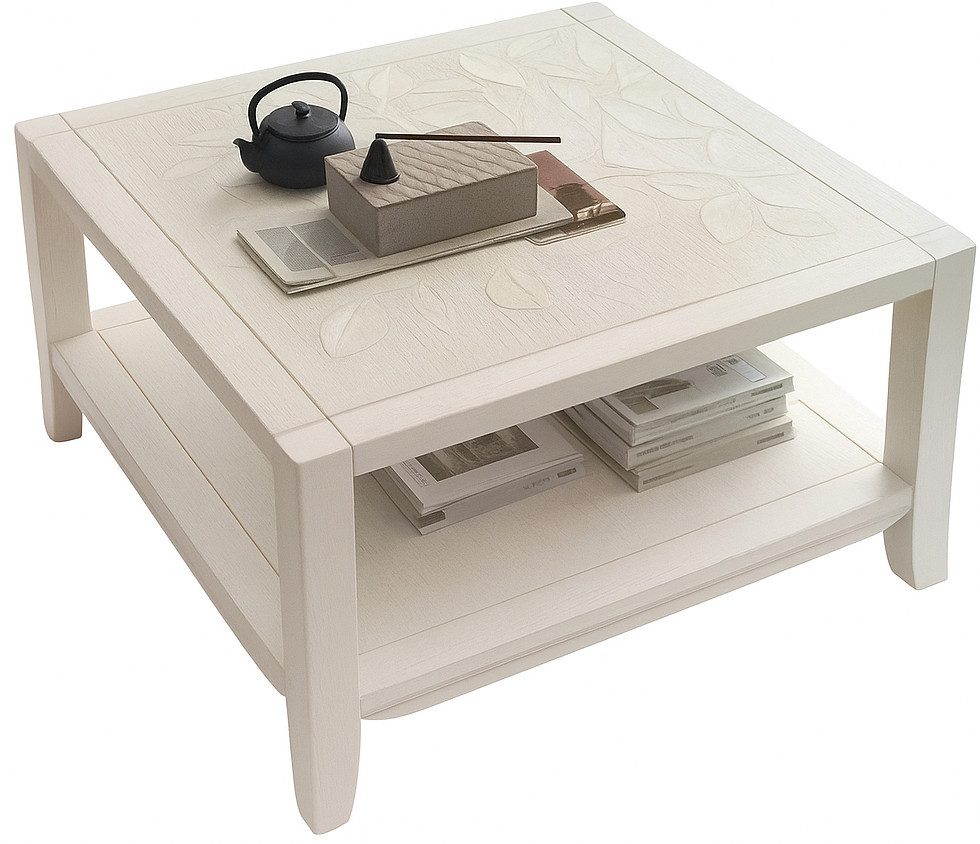 Xlmoebel Couchtisch Moderner Wohnzimmertisch aus Holz im italienischen Design (Packung, 1-St., Couchtisch), Hergestellt in Italy