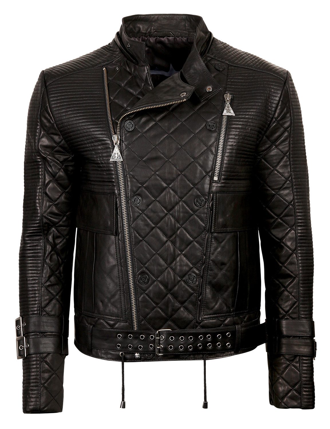 The Skulls Society Lederjacke TSMLJ-0001-FBK