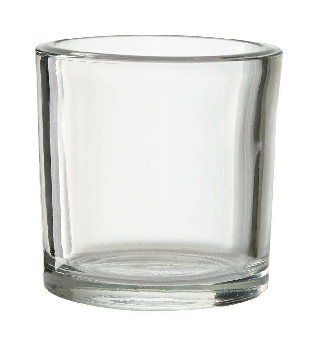 Teelichthalter Transparent, Durchmesser 10 cm