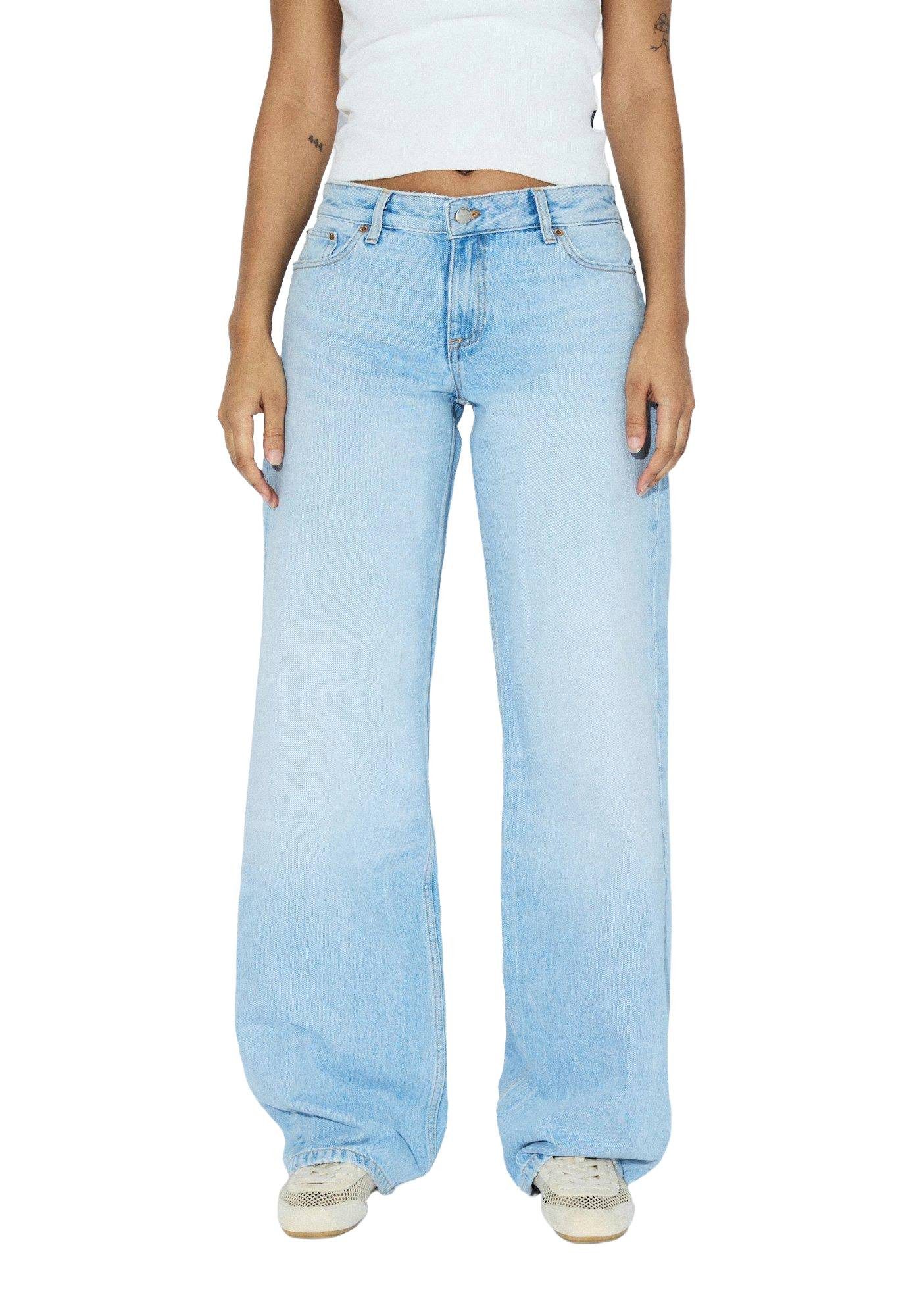 Dr. Denim Relax-fit-Jeans Jeans Dr. Denim Hill Stream Light Fade Weites, gerades Bein, leicht taillierter Saum