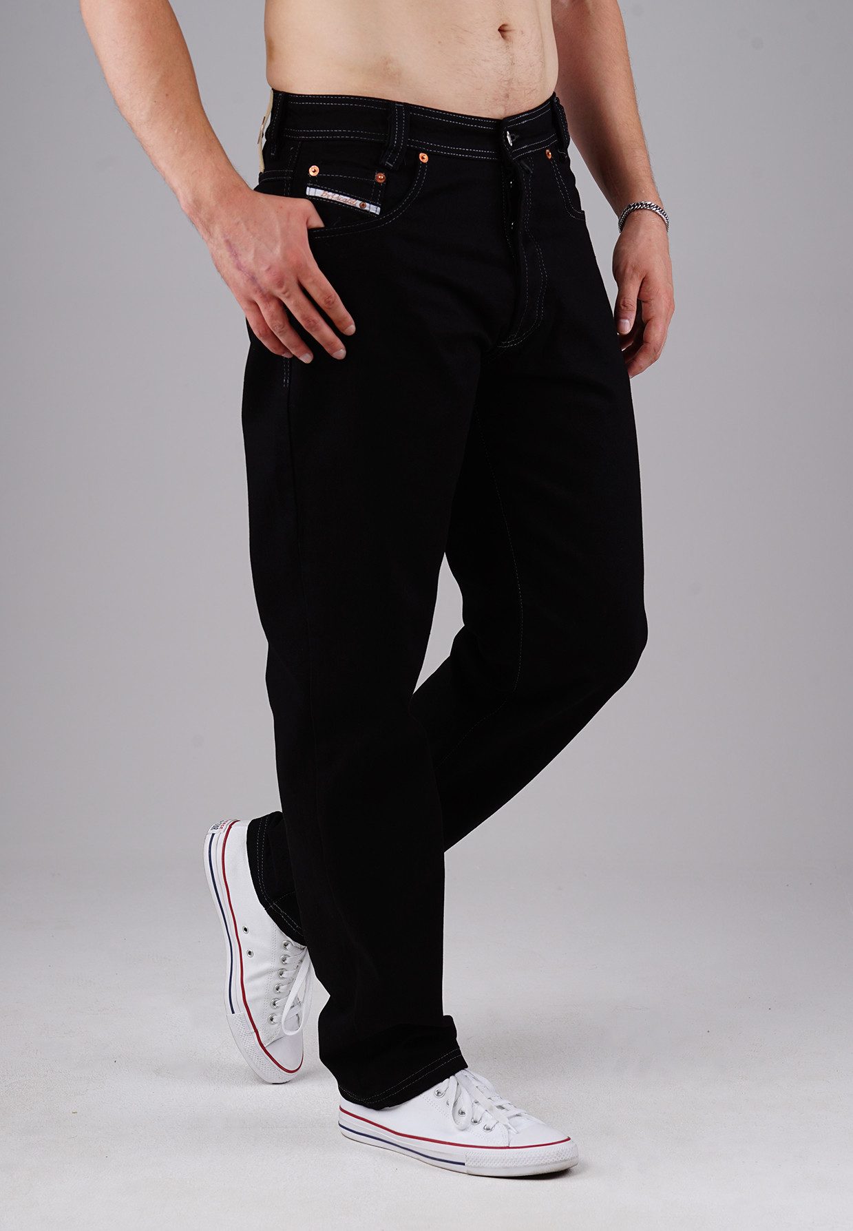 PICALDI Jeans 5-Pocket-Jeans Zicco 473 Platin (1-tlg) Relaxed Karotten-Schnitt