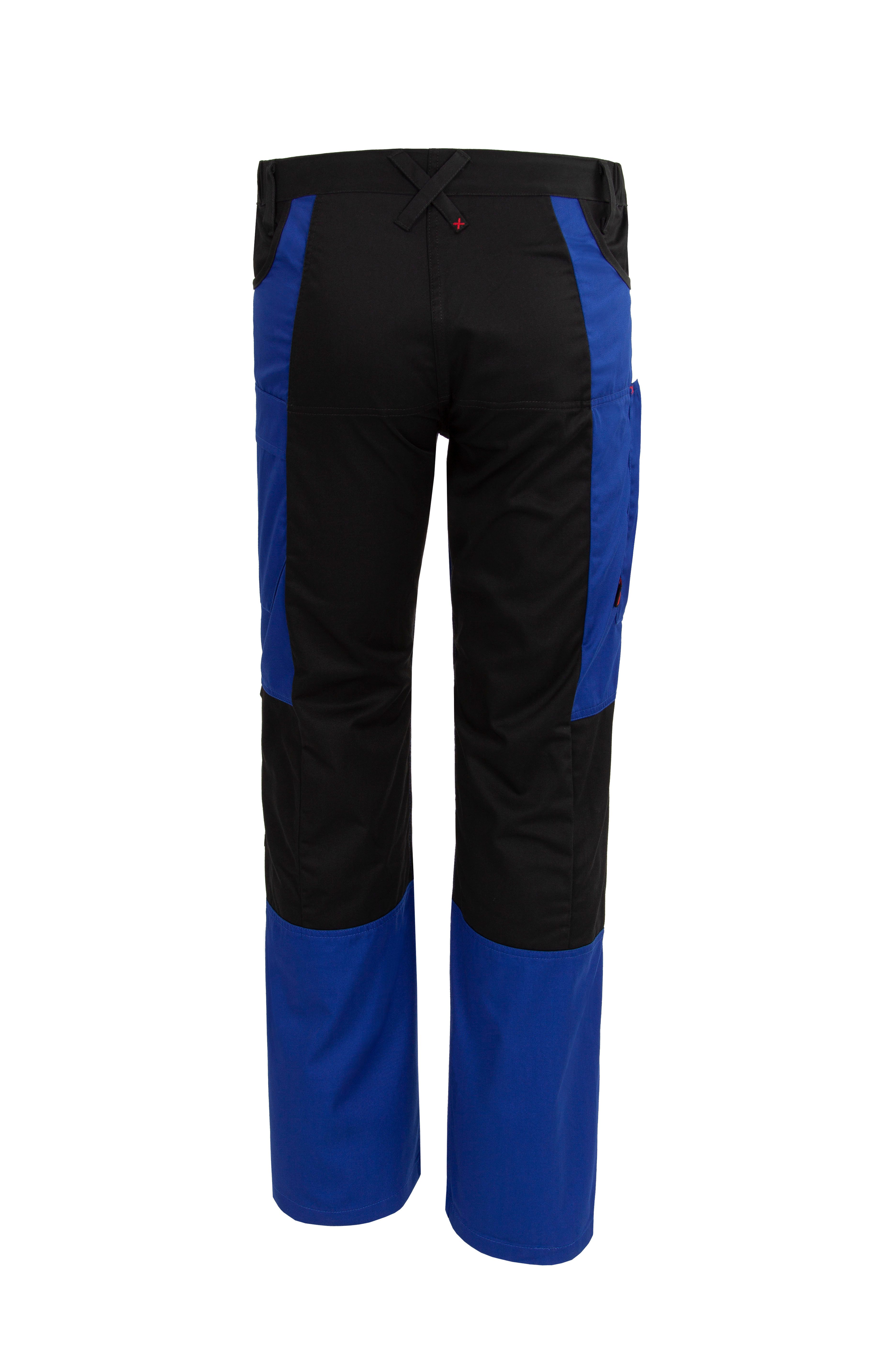 Qualitex Workwear Arbeitsbundhose "X-Serie" X-treme strapazierfähige Arbeitshose - faserverstätkt (1-tlg) Werkstatthose, 9 Taschen, Bundhose mit vorgeformter Kniepolstertasche