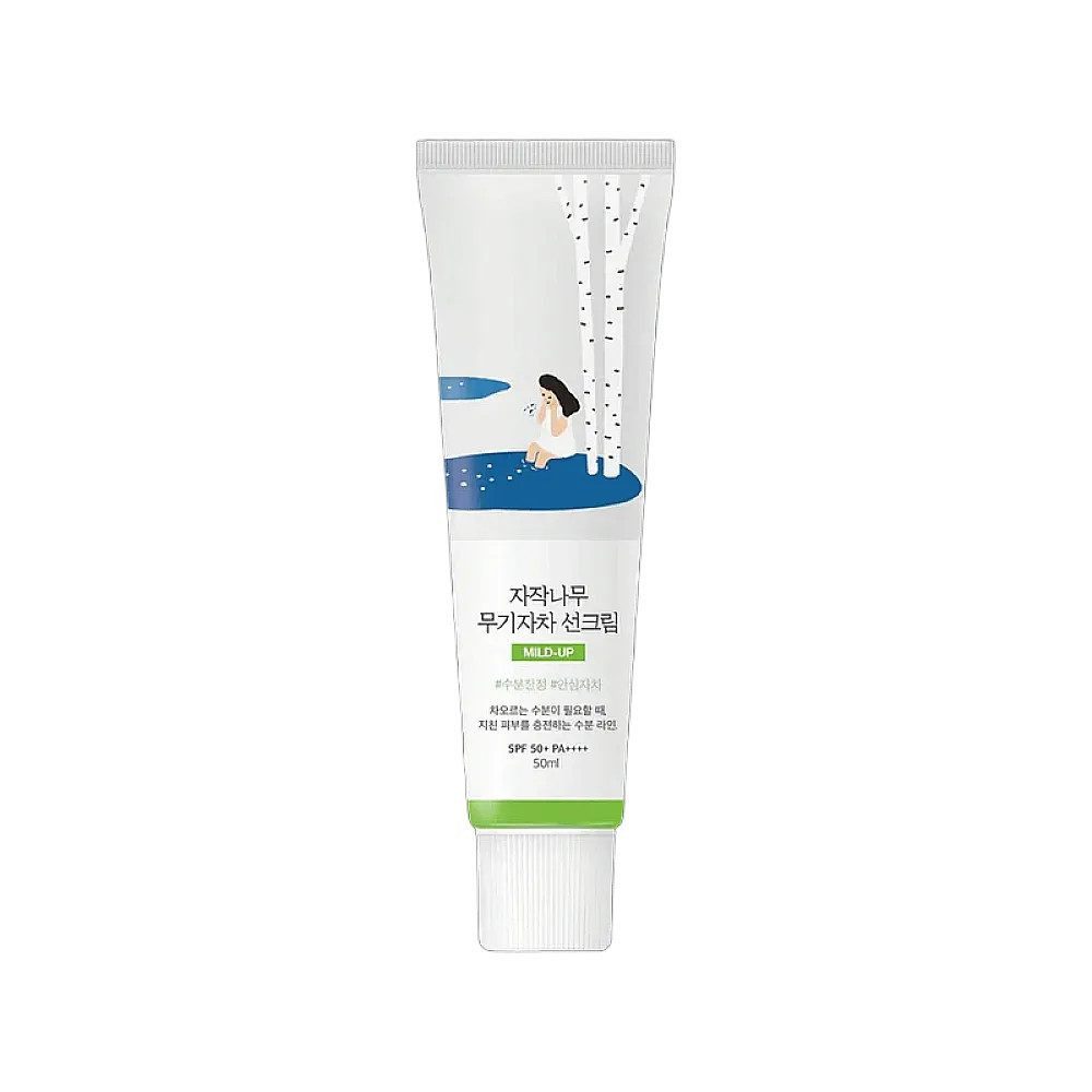Round LAB Sonnenschutzcreme Round Lab Moisture Mild-Up Sunscreen 50ml