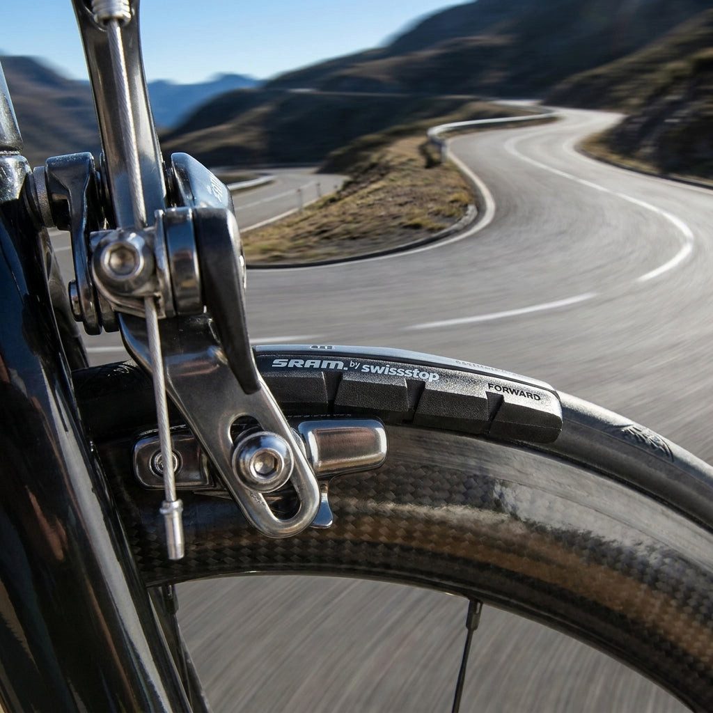 SRAM Felgenbremse SRAM Bremsschuhe Road Bremsbeläge Force Paar, mit Halterung - 55 g