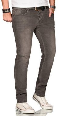 Alessandro Salvarini Straight-Jeans ASElia mit fein strukturiertem Jeansstoff und 2% Elasthan