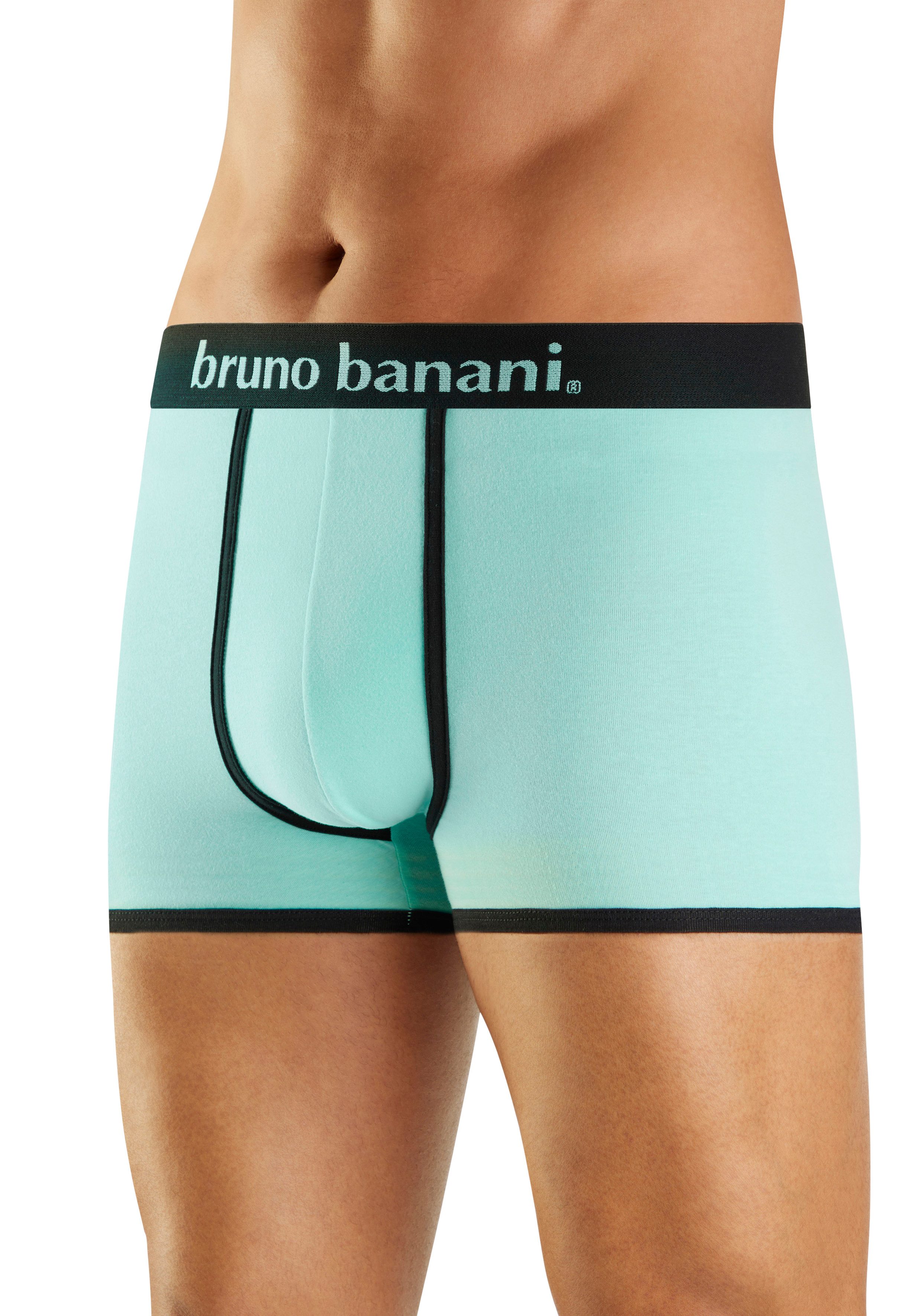 Bruno Banani Boxer Boxershorts für Herren (Packung, 3-St) mit modischen Einfassungen