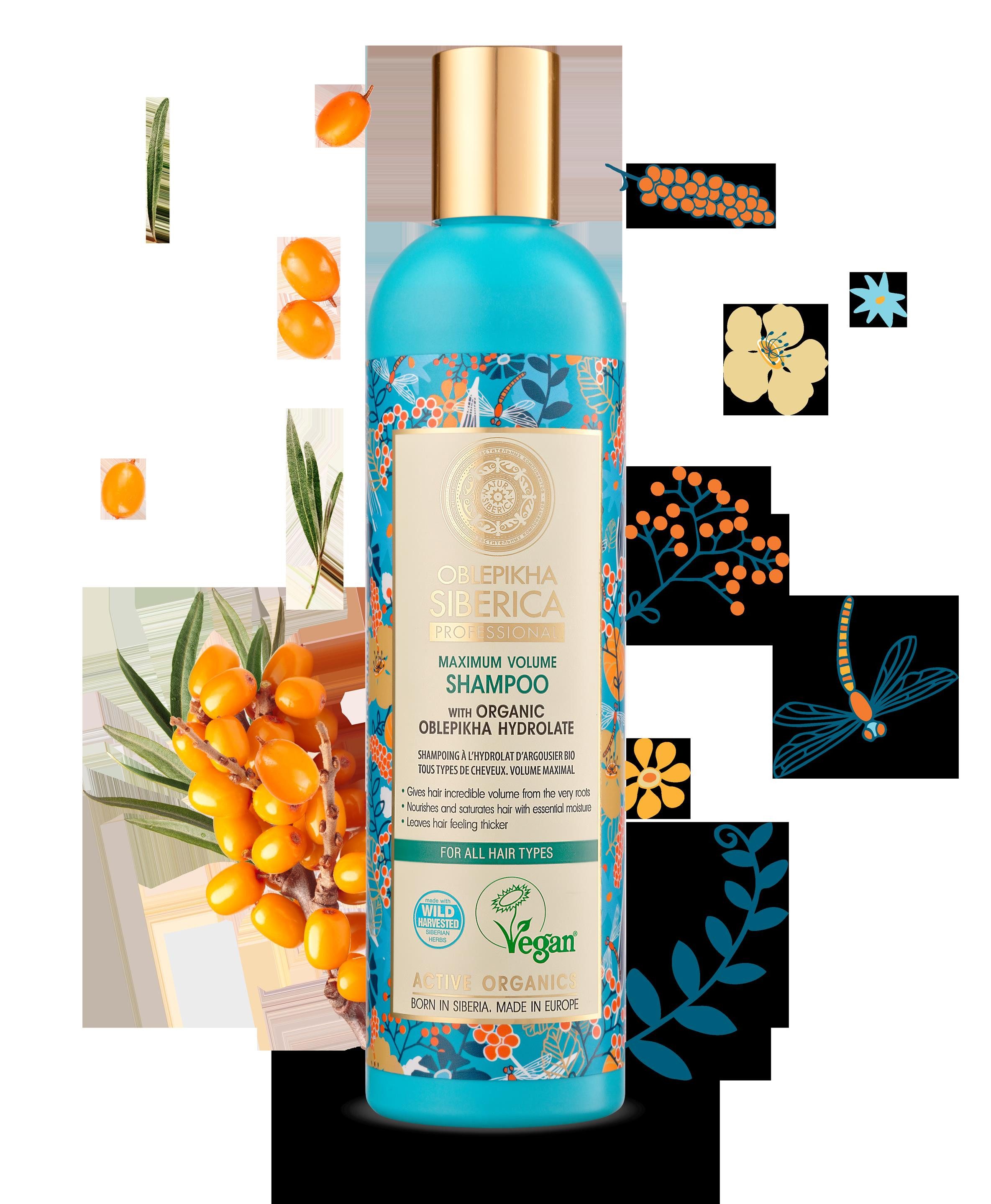 Natura Siberica Haarshampoo Natura Siberica Oblepikha Shampoo for All Hair Types, 400 ml, 1-tlg.