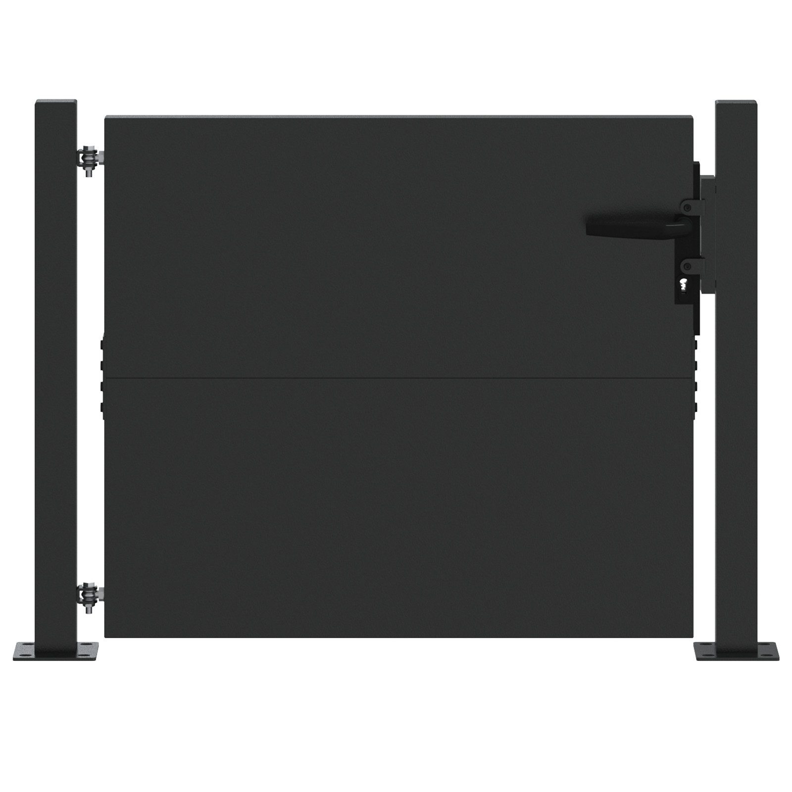 vidaXL Gartentor Gartentor Schwarz 105 x günstig online kaufen