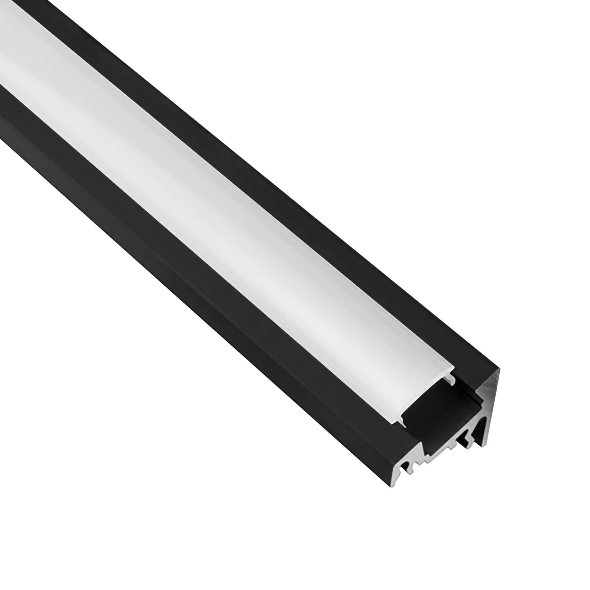 tktrading24 LED-Stripe-Profil A20 LED Profil Schwarz günstig online kaufen