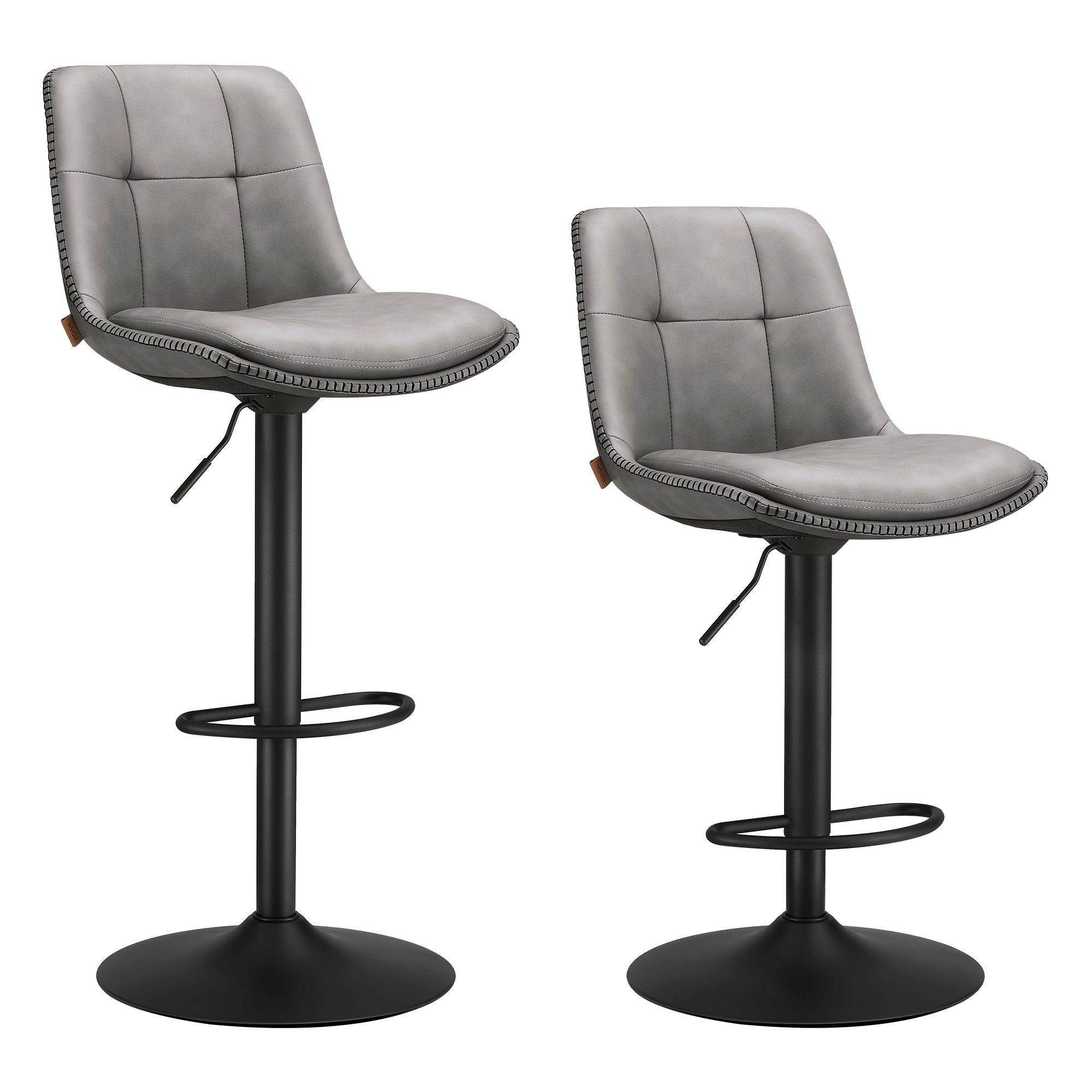 VASAGLE Barhocker Barstühle (Set, 2 St), höhenverstellbar, drehbar günstig online kaufen