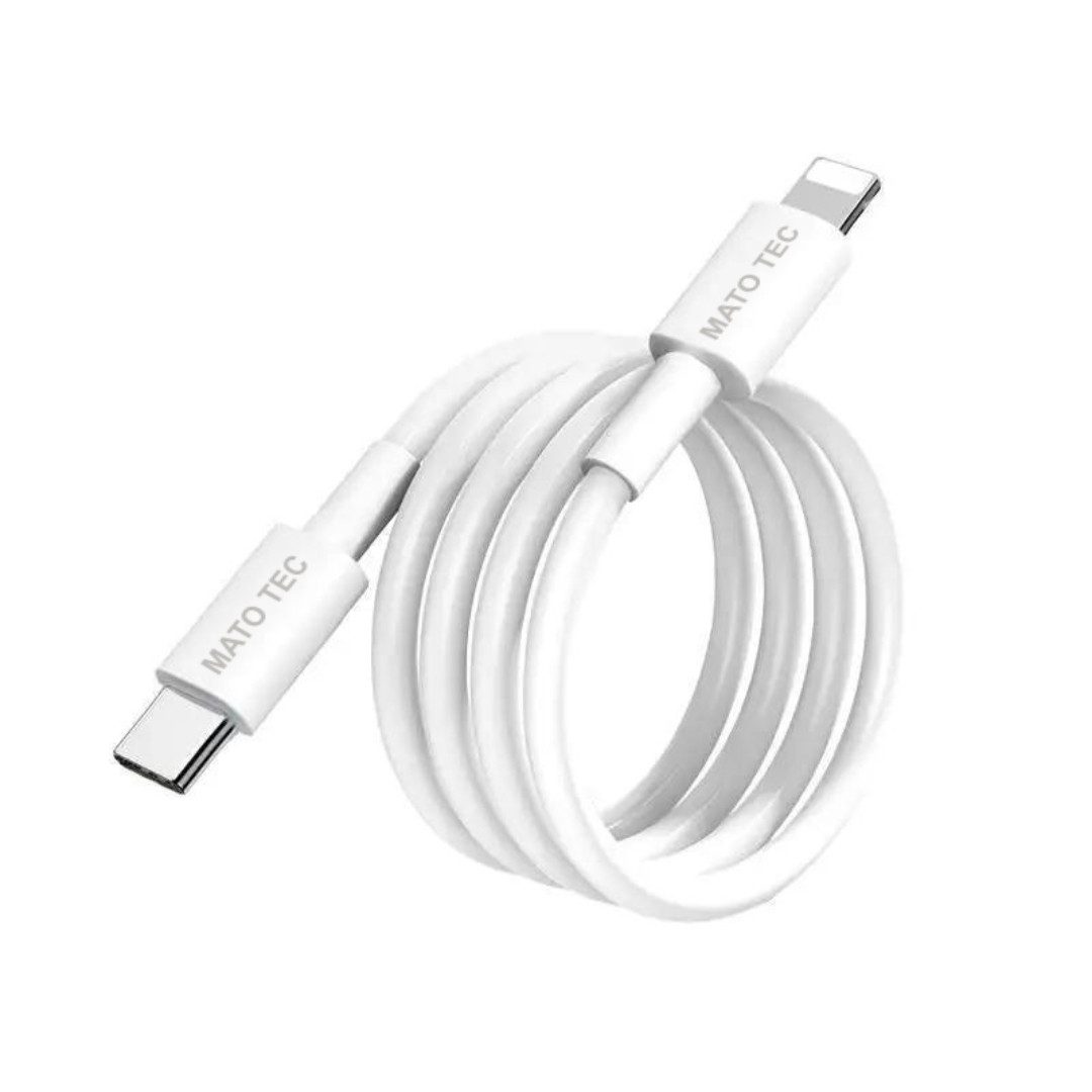 Alpha Electronics Ladekabel passt für iPhone 8 11 12 13 14 X XS XR Pro Max Mini Autoladekabel, Lightning, USB Typ C, Lightning, USB Typ C (100 cm), Datenübertragung