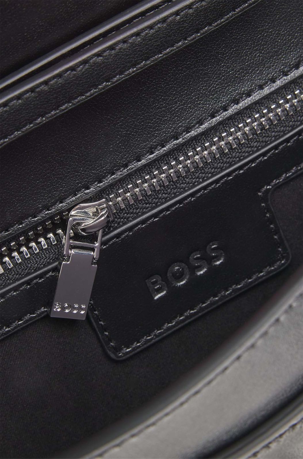 BOSS Abendtasche Clutch SQ, aus echtem Rindsleder