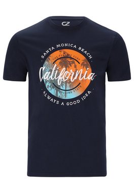 CRUZ T-Shirt Edmund mit California-Aufdruck