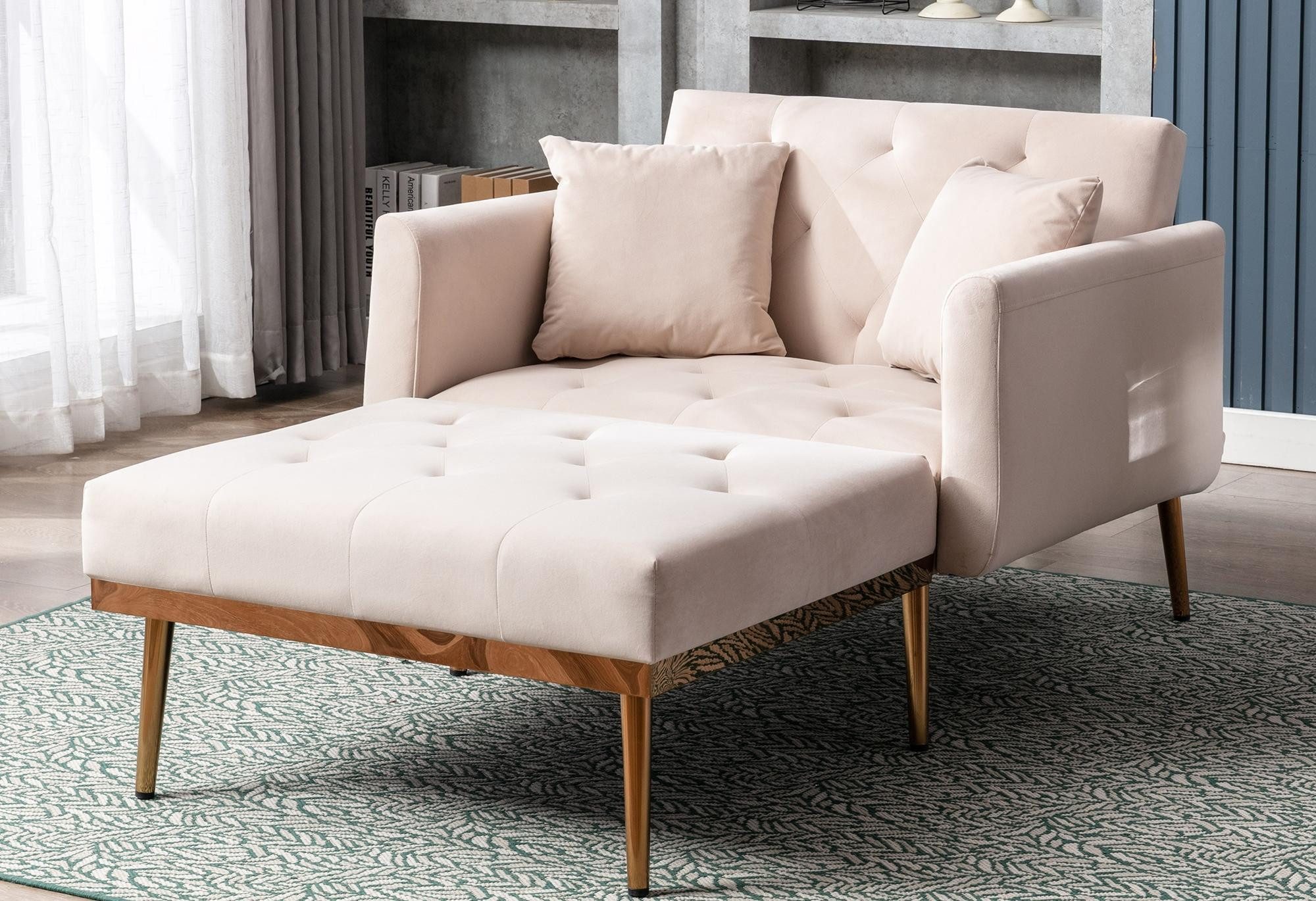 LVHOM Schlafsofa Relaxsessel/Ottomane mit verstellbarer Rückenlehne günstig online kaufen