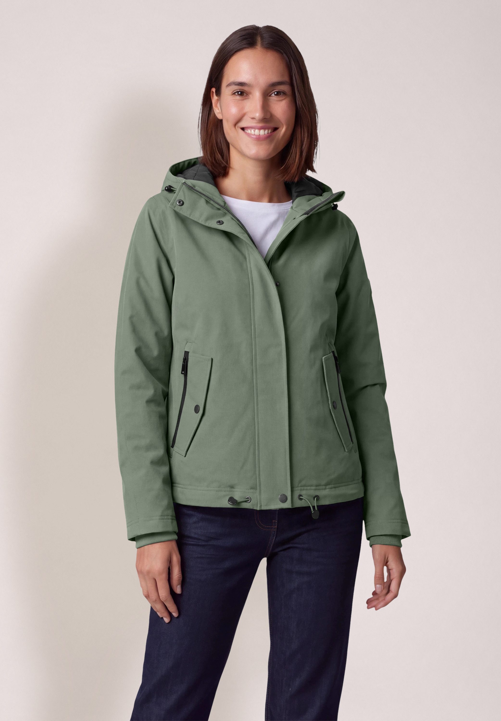 CECIL Softshelljacke mit Kapuze
