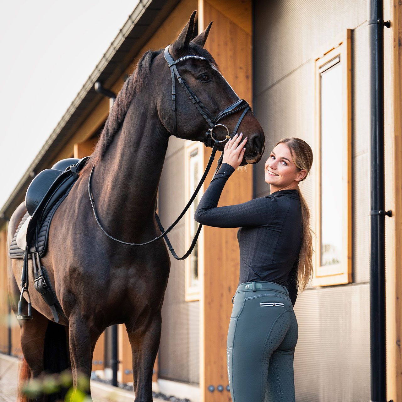 QHP Reithose Reithose Emma Vollbesatz Softshell