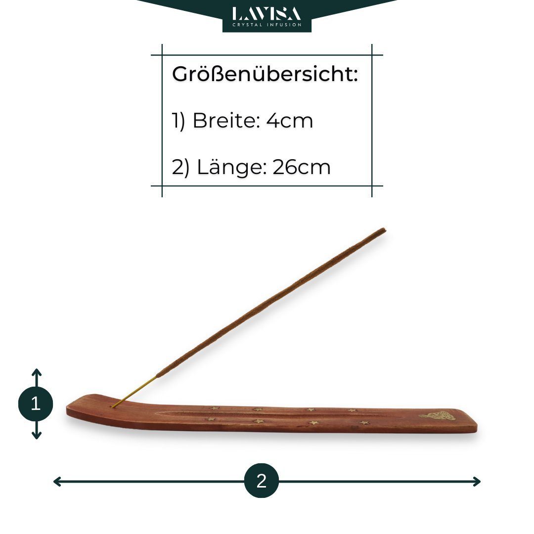 LAVISA Räucherstäbchen-Halter Räucherstäbchen, Halter, Turm, Brett, Satya Räucherkegel, Räucherstäbchen Räucherkegel Satya Stäbchenhalter halter
