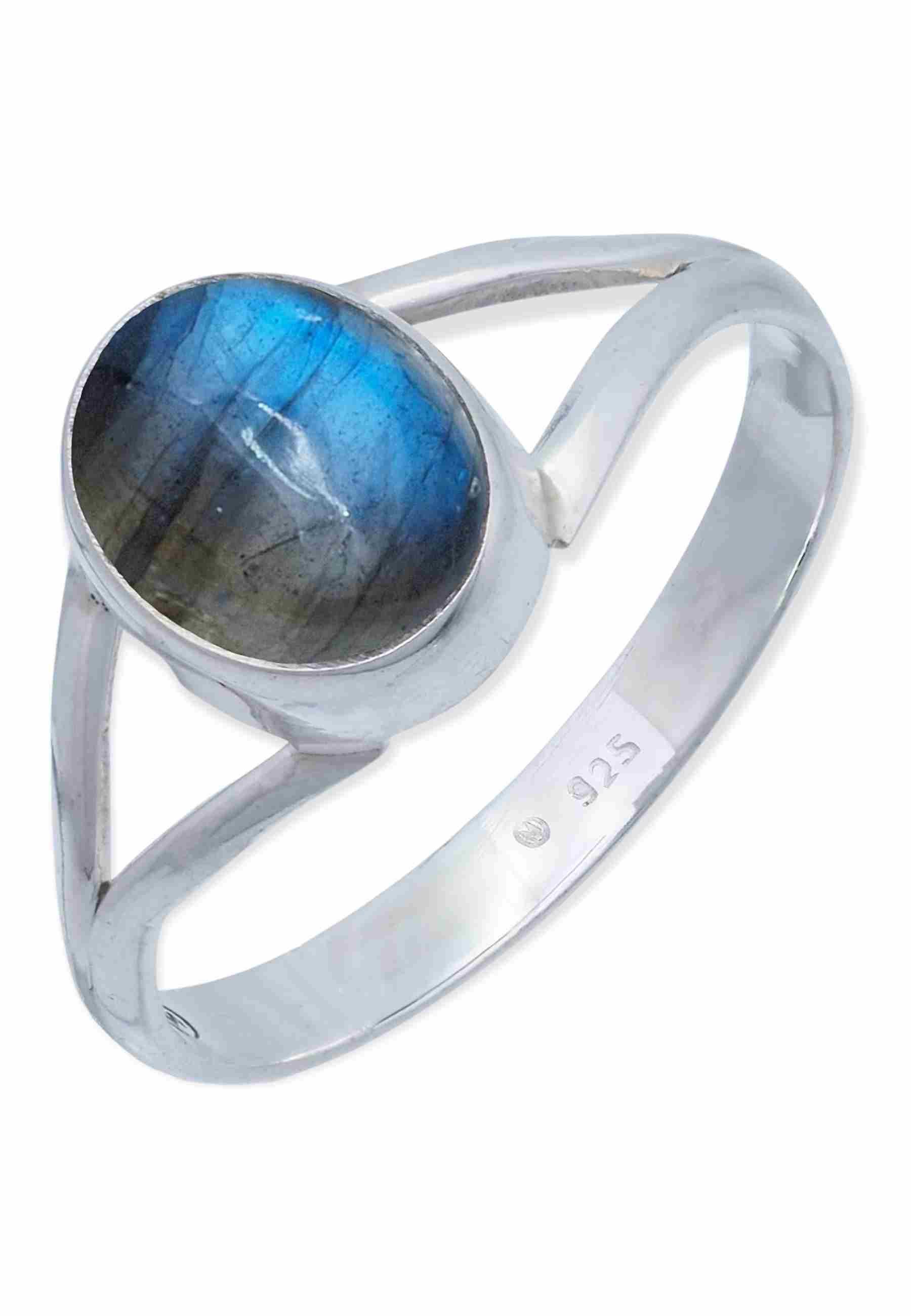 mantraroma Silberring HARDIN aus 925 Silber mit Labradorit (Ring mit Schmuc günstig online kaufen