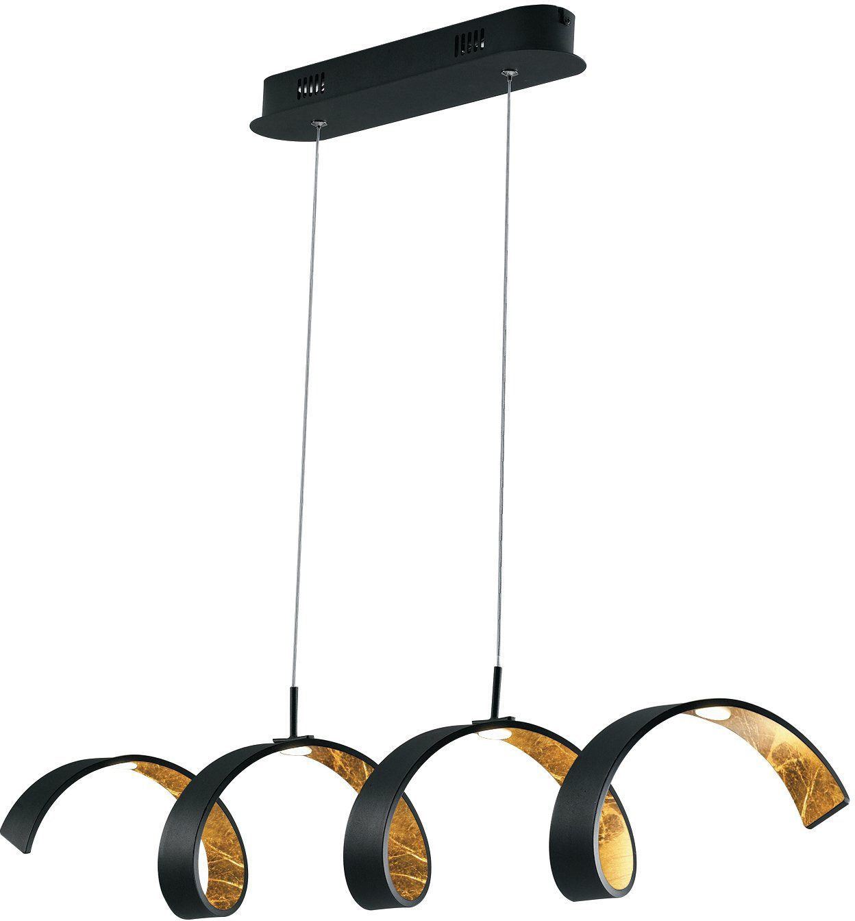 ECO-LIGHT LED Pendelleuchte HELIX, LED fest integriert, Warmweiß