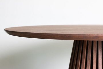 Tischhelden Küchentisch Esstisch Dion Nuss rund D 120 cm