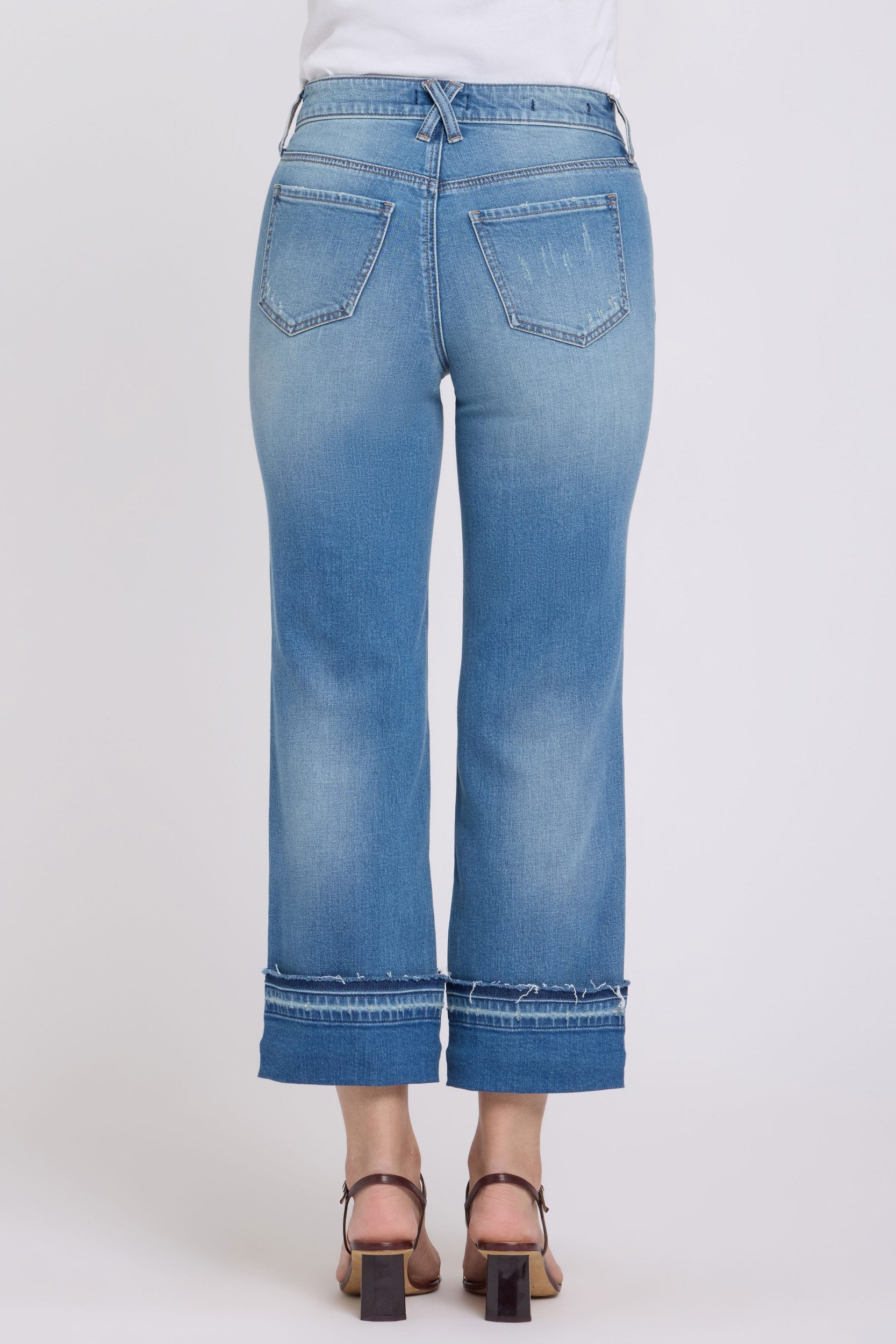 NYDJ Straight-Jeans Bailey Relaxed Straight Ankle Jeans mit High Rise