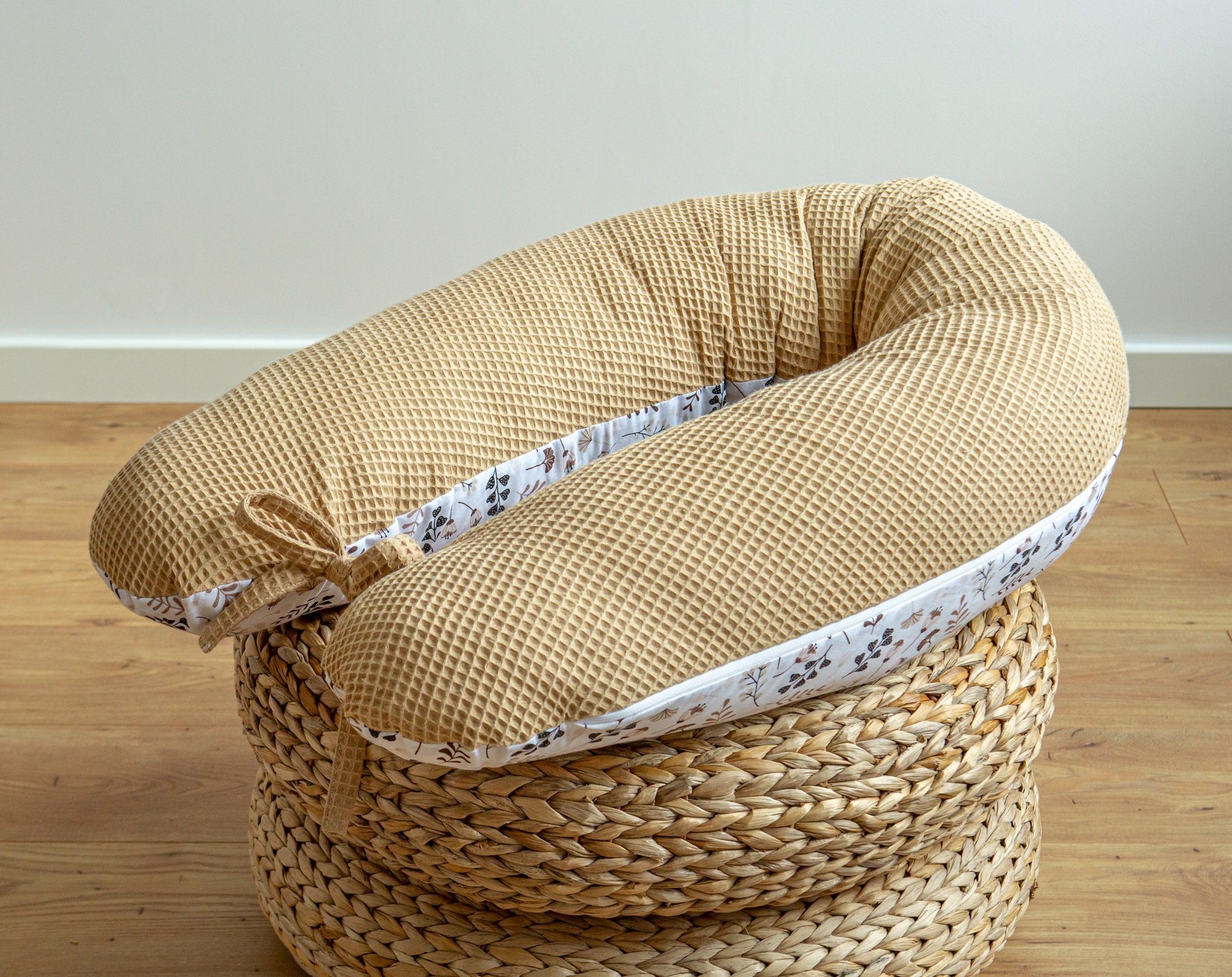 Loolay Stillkissen Waffelstoff Baumwolle Seitenschläferkissen Zweiseitig Sc günstig online kaufen