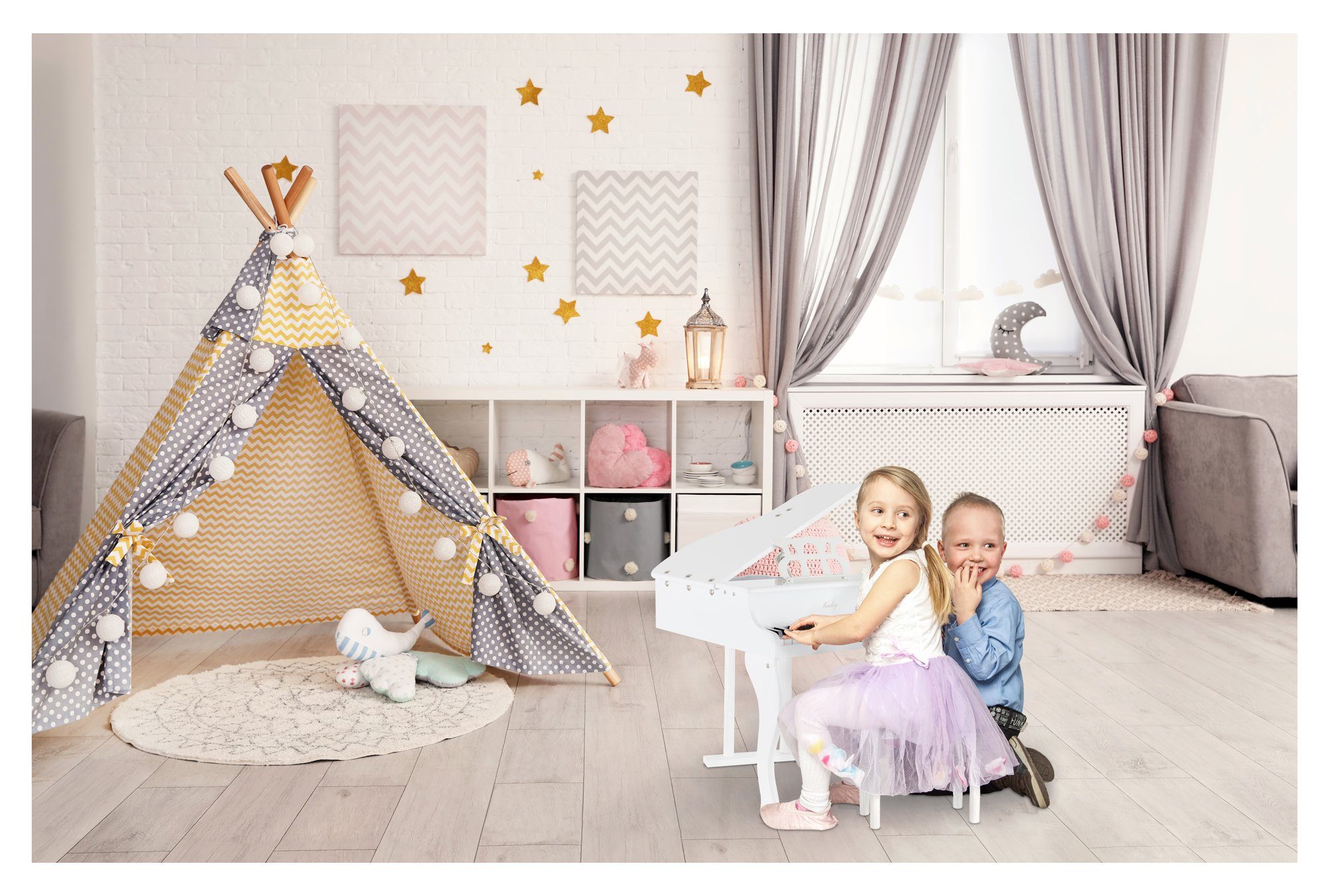 FunKey Spielzeug-Musikinstrument MGP-30 Mini Spielzeug Flügel - Metallophon günstig online kaufen