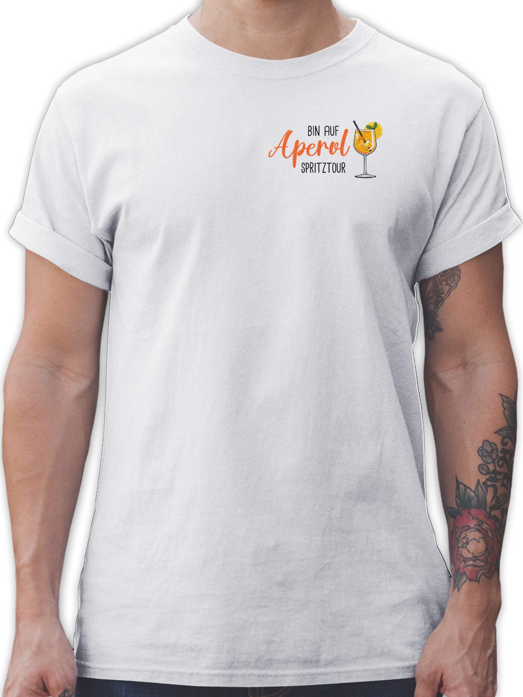 T-Shirt Bin auf Aperol Spritztour Geschenk Spritz Tour Aperol JGA I Mädelsaben