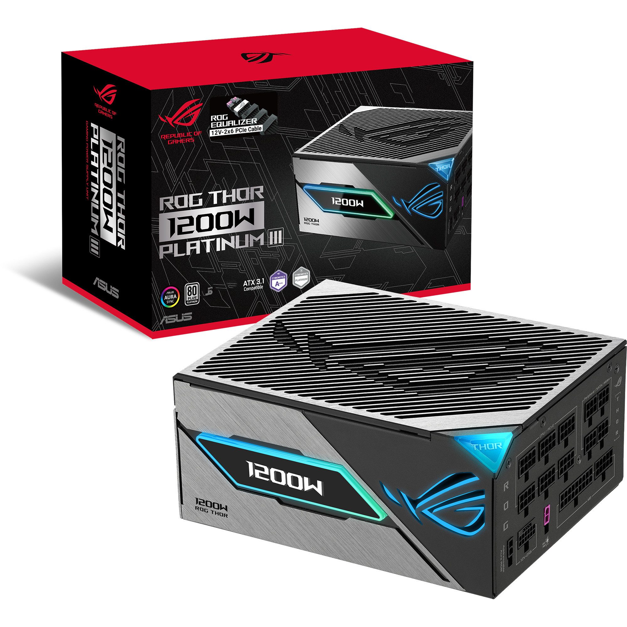 Asus ASUS ROG Thor 1200W Platinum III (ROG Equalizer), PC-Netzteil (80 PLUS Platinum)