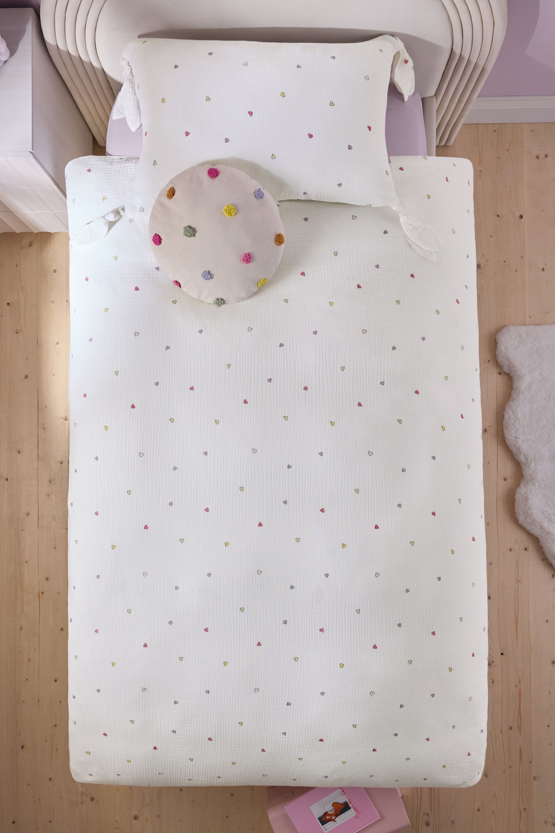 Next Bett-Set Bettgarnitur aus Baumwoll-Musseline, Knitteroptik, günstig online kaufen